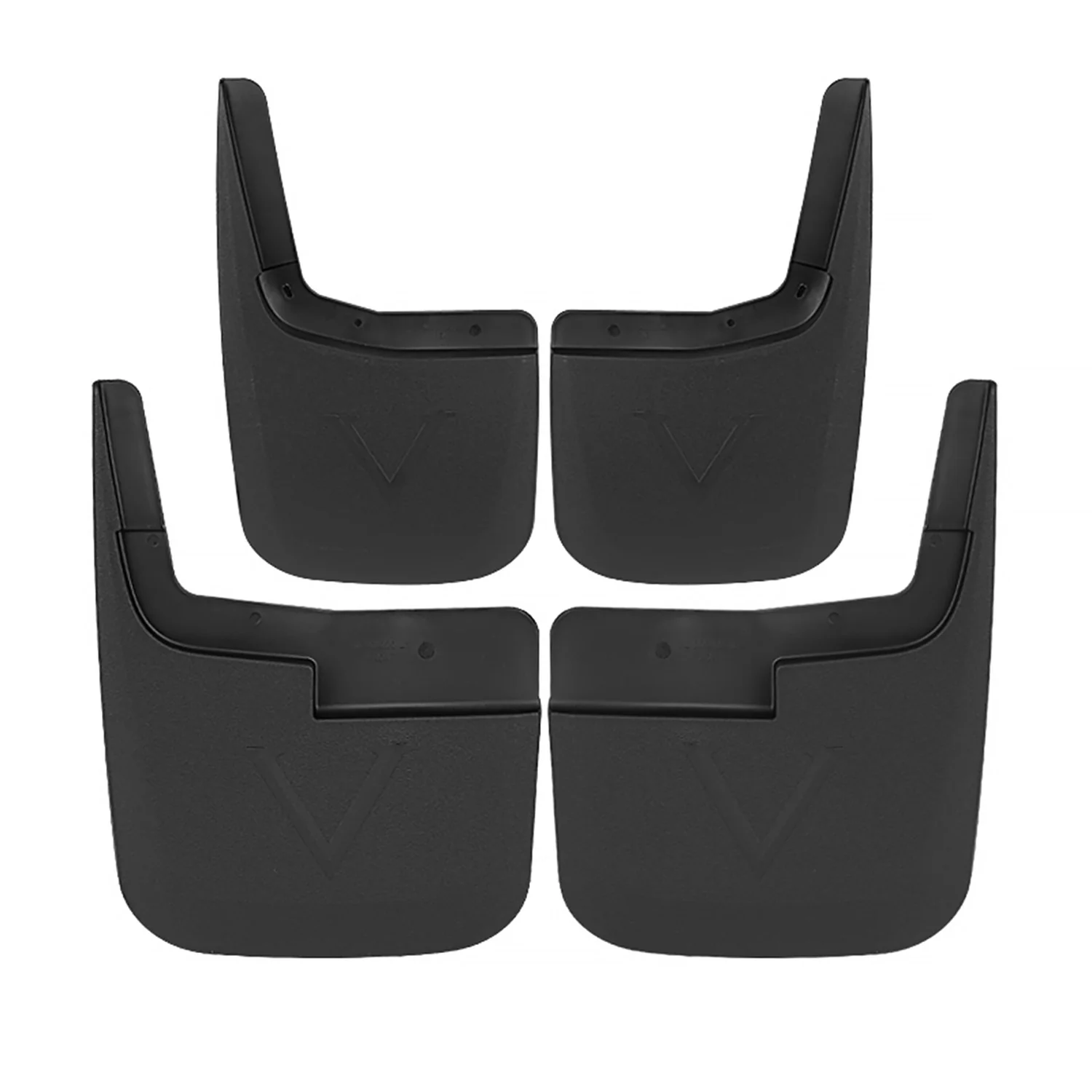 2015-2018 Ford F-150 Front &Rear Mud Flap Splash Guards Models w/out Wheel Lip