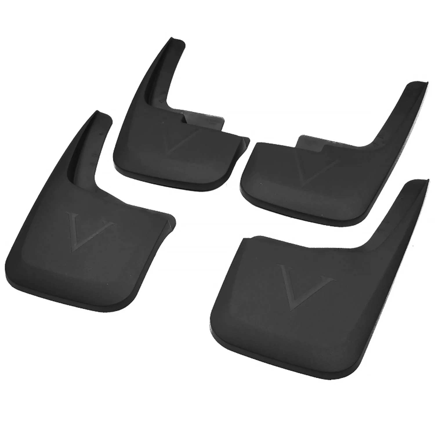 2015-2018 Ford F-150 Front & Rear Mud Flap Splash Guards Models w/Wheel Lip - Image 4