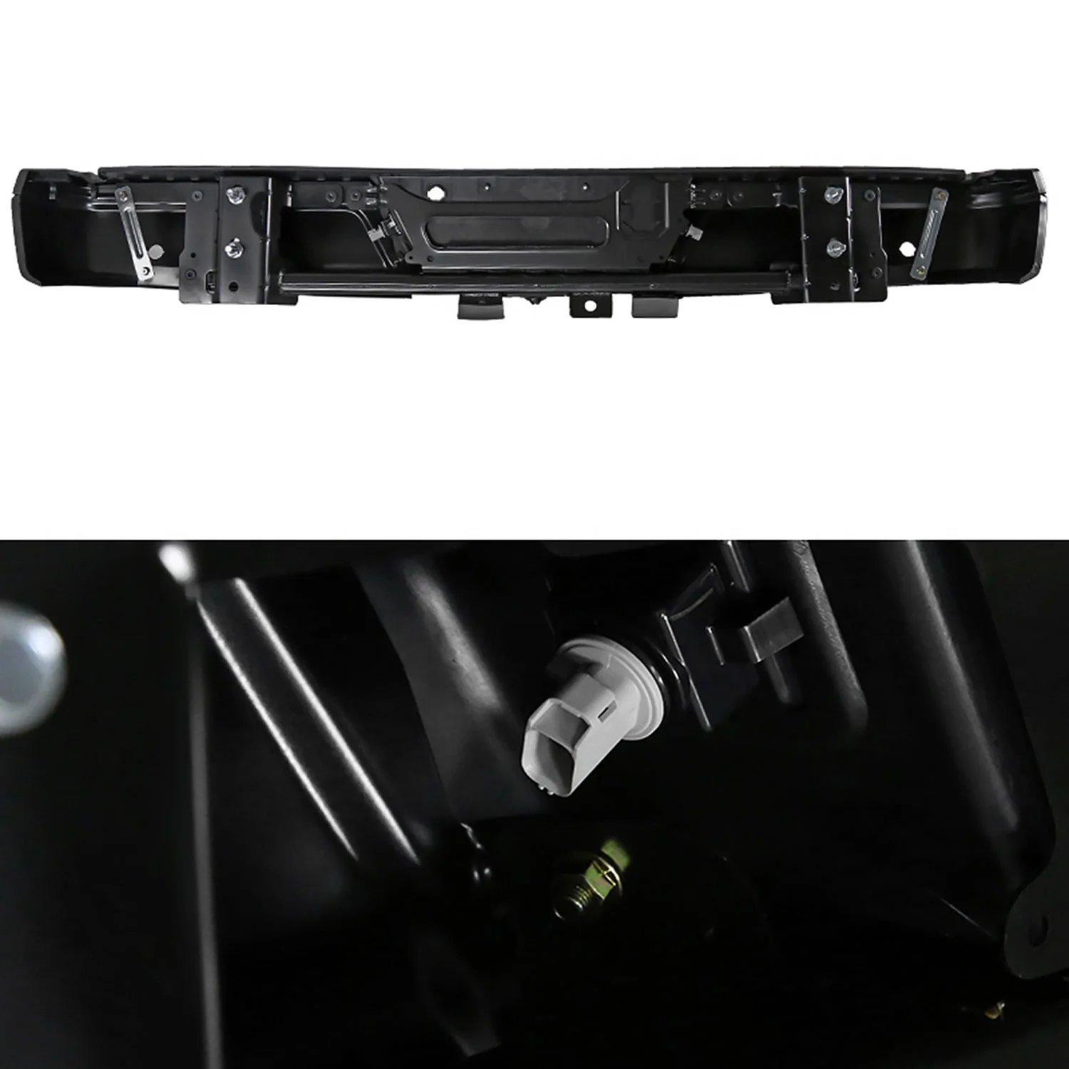 2015-2018 Ford F-150 Replacement Rear Step Bumper License Lamps & Sensor Holes - Image 9