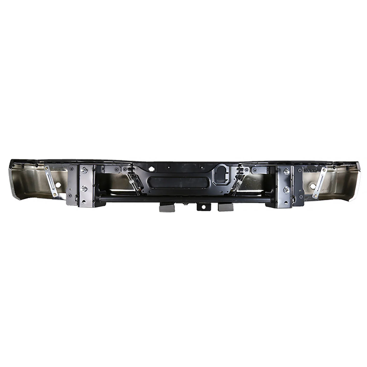 2015-2018 Ford F-150 Replacement Rear Step Bumper & Sensor Holes Chrome - Image 7