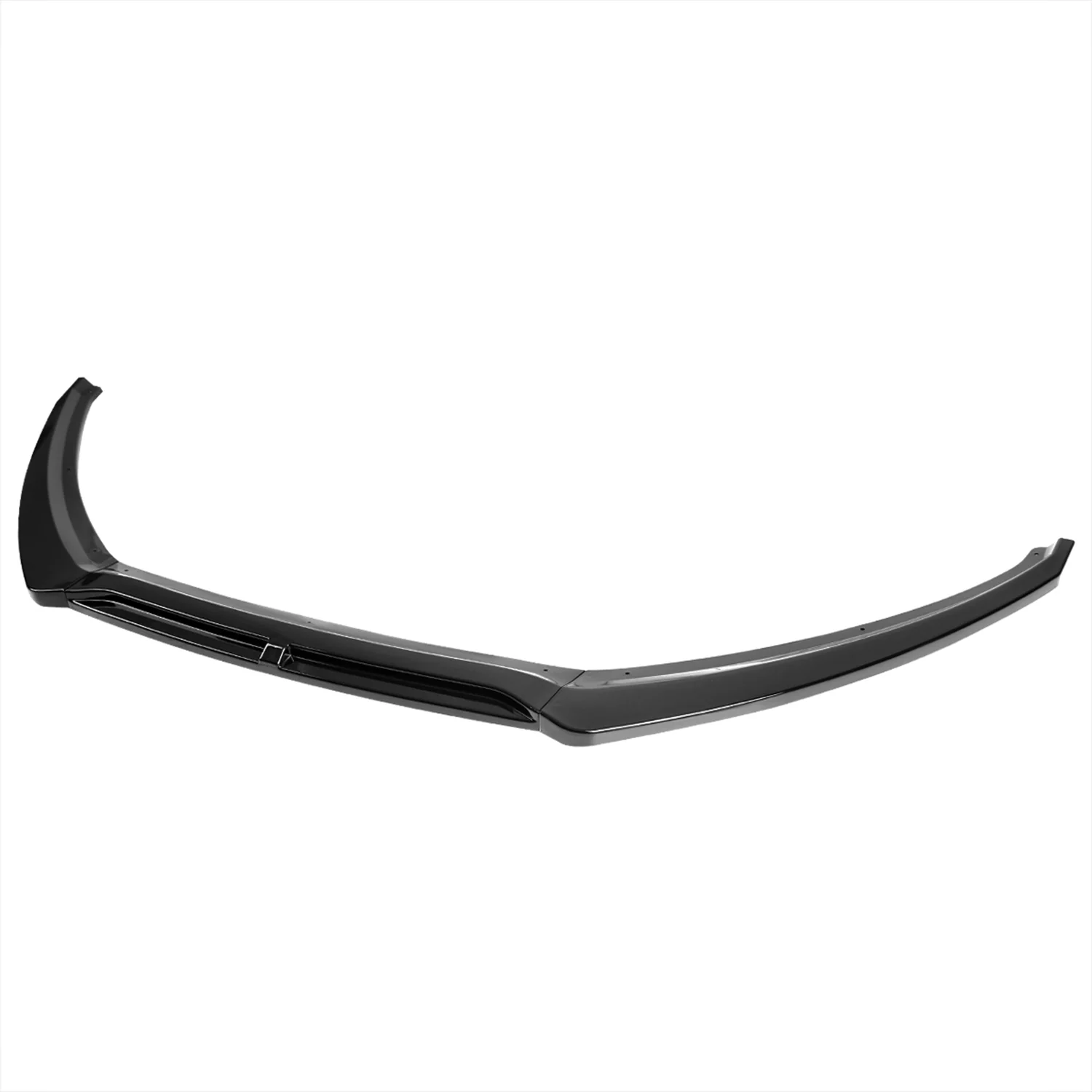 2015-2018 Ford Focus Glossy Black Polypropylene 3Pcs Bumper Lip Spoiler