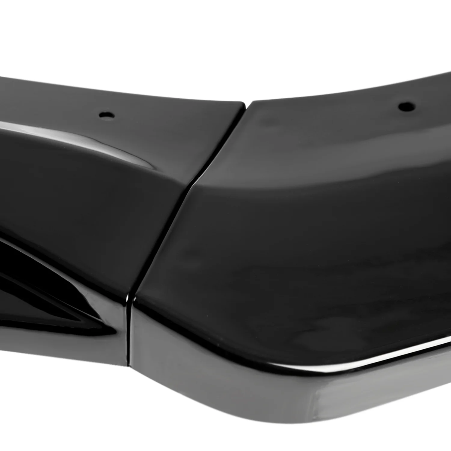 2015-2018 Ford Focus Glossy Black Polypropylene 3Pcs Bumper Lip Spoiler - Image 4