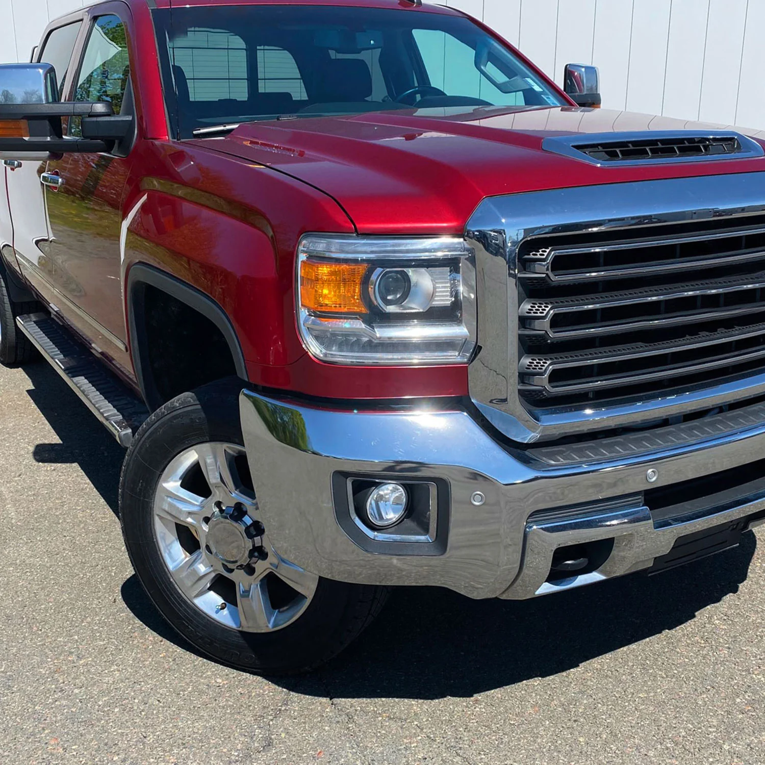 2015-2018 GMC Sierra 2500HD/3500HD PS24W Fog Lights Kit Chrome/Clear Lens - Image 10