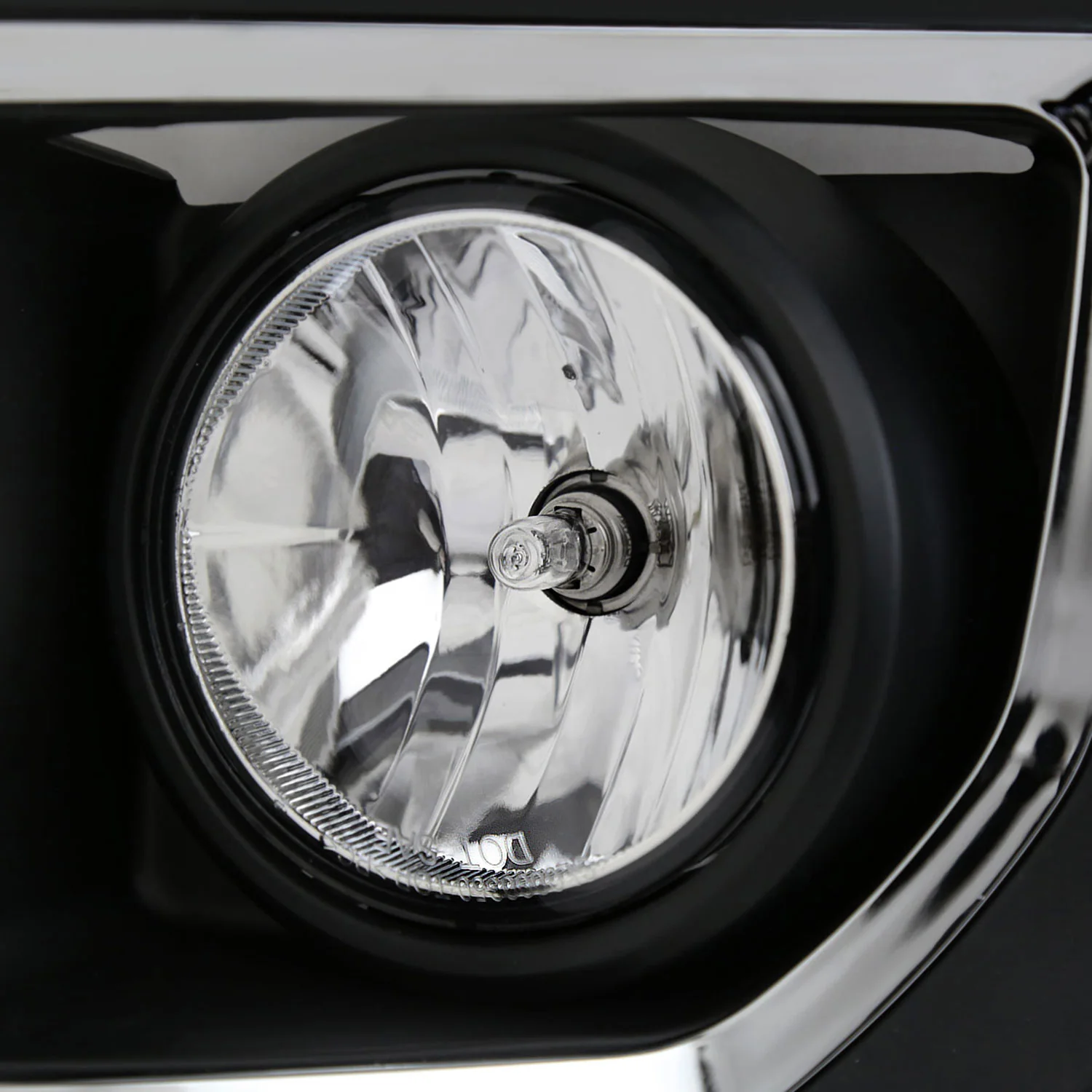 2015-2018 GMC Sierra 2500HD/3500HD PS24W Fog Lights Kit Chrome/Clear Lens - Image 3