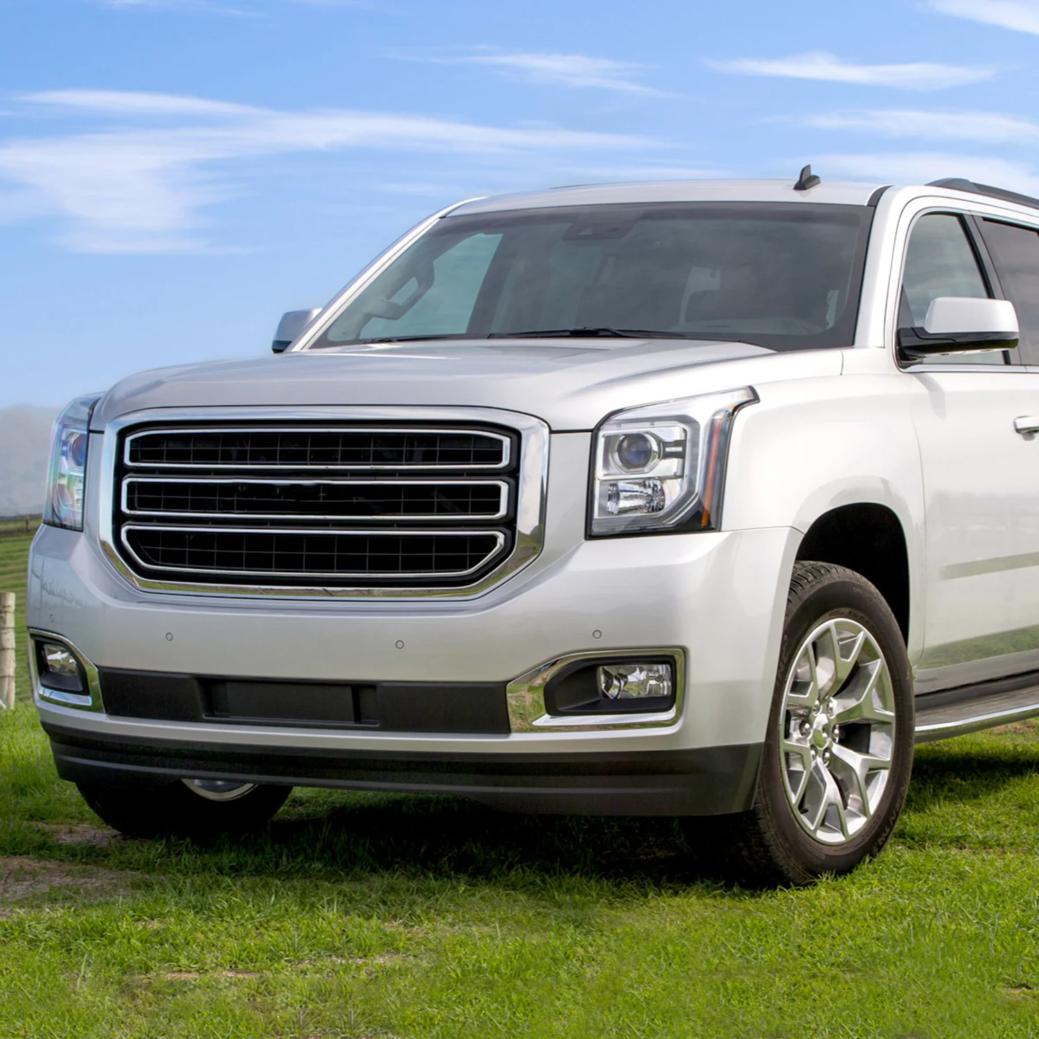 2015-2018 GMC Yukon/Yukon XL Bumper Fog Lights Kit Chrome Housing/Clear Lens - Image 9