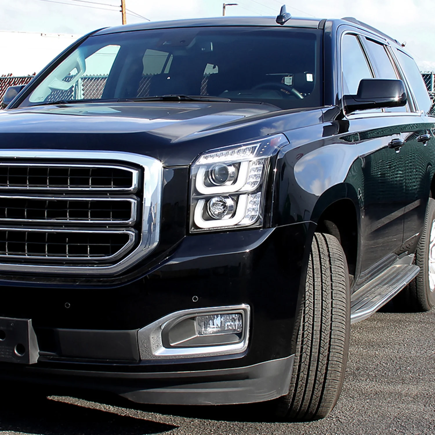 2015-2018 GMC Yukon/Yukon XL H3 Fog Lights Kit Chrome Housing/Clear Lens - Image 10