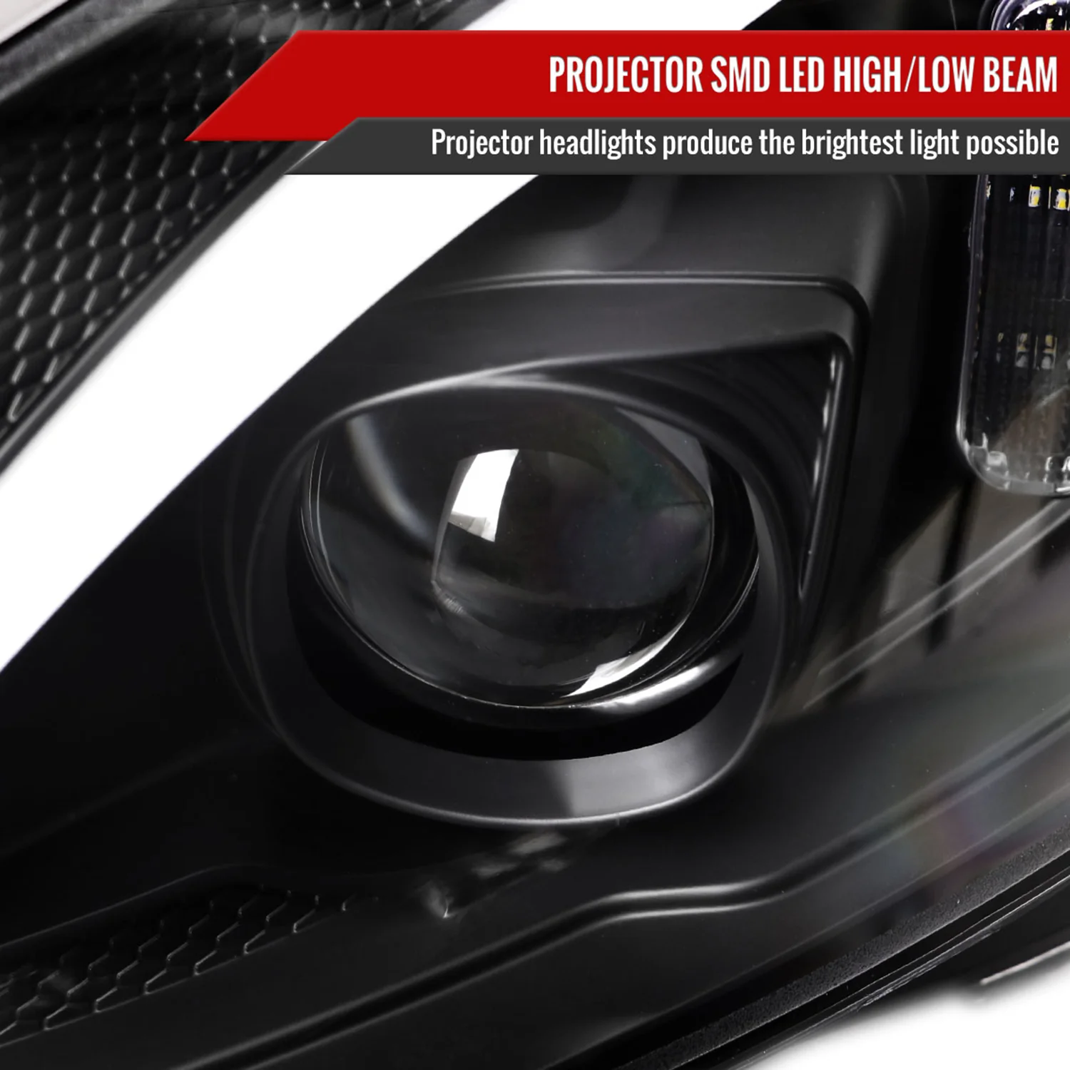 2015-2018 Mercedes-Benz C-Class W205 Full LED Headlights Signal Black - Image 3