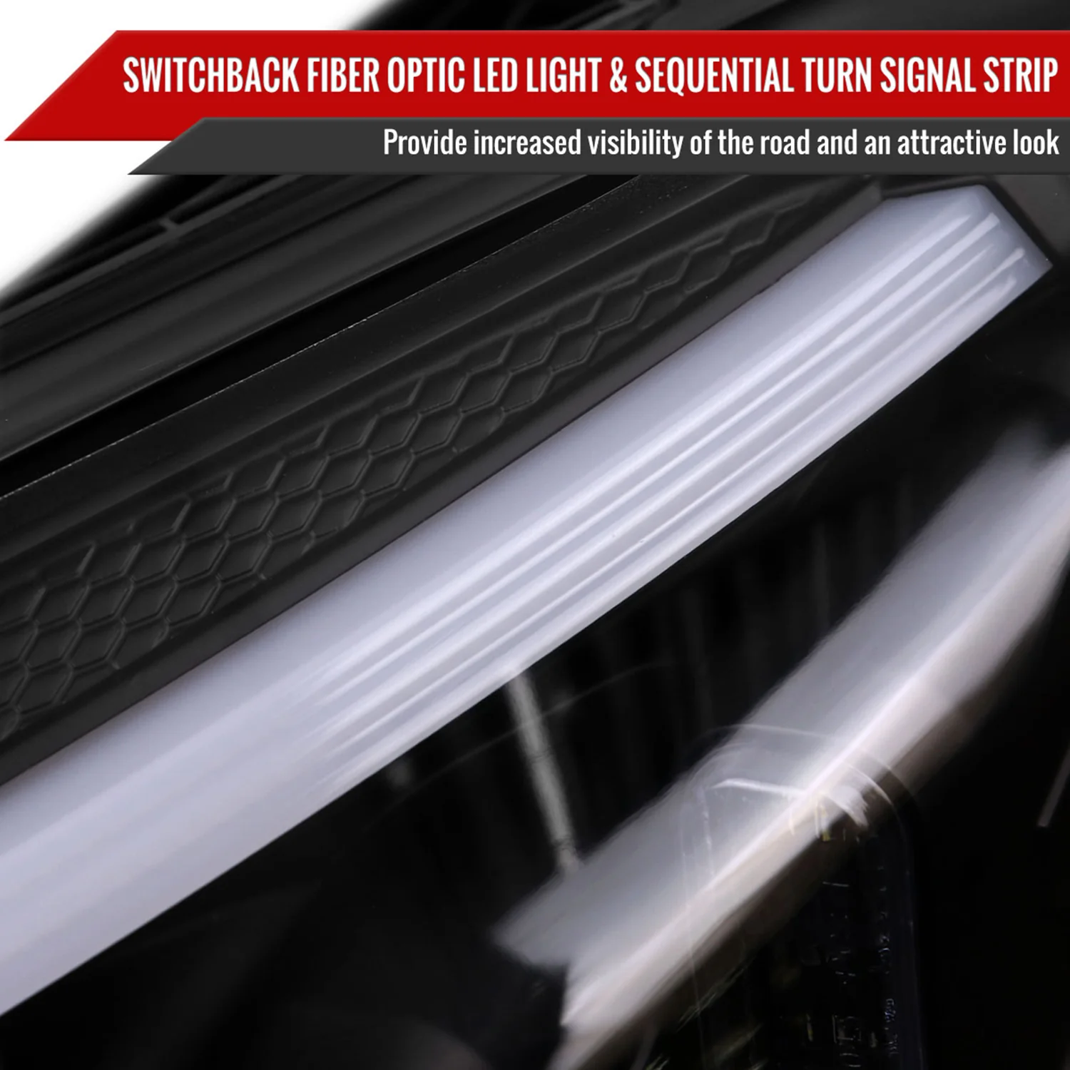 2015-2018 Mercedes-Benz C-Class W205 Full LED Headlights Signal Black - Image 4