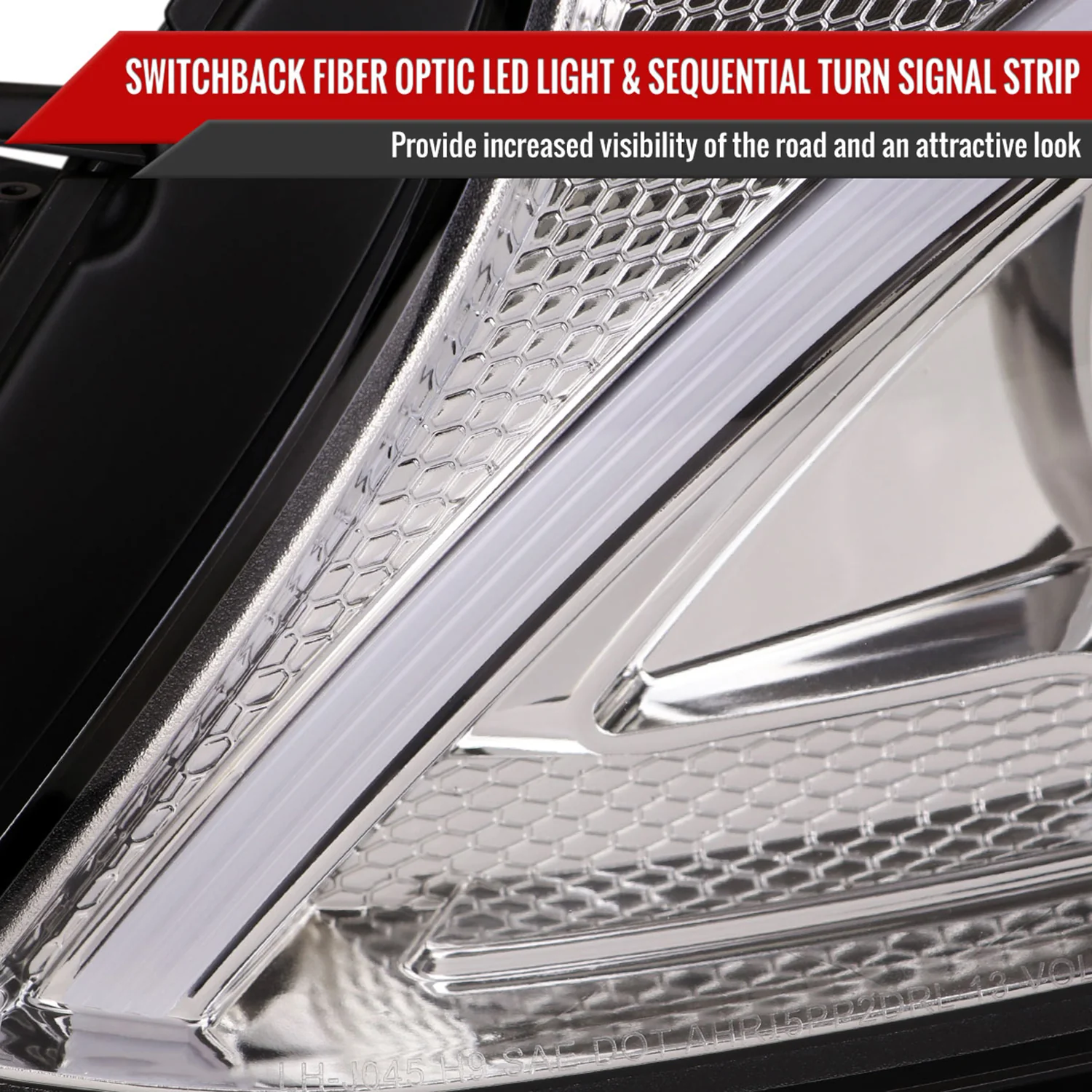2015-2018 Mercedes-Benz C-Class W205 Full LED Headlights Signal Chrome - Image 4