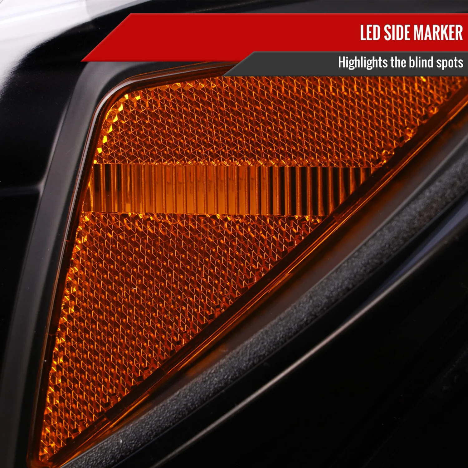 2015-2018 Mercedes-Benz C-Class W205 Turn Signal Projector Headlights Black - Image 6