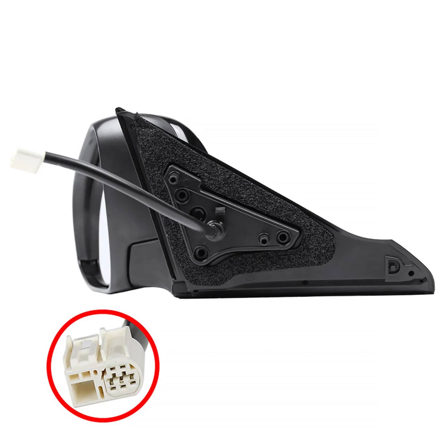 2015-2018 Toyota Camry Glossy Black 5Pin Heated &Adjustable Side Mirror Driver - Image 9