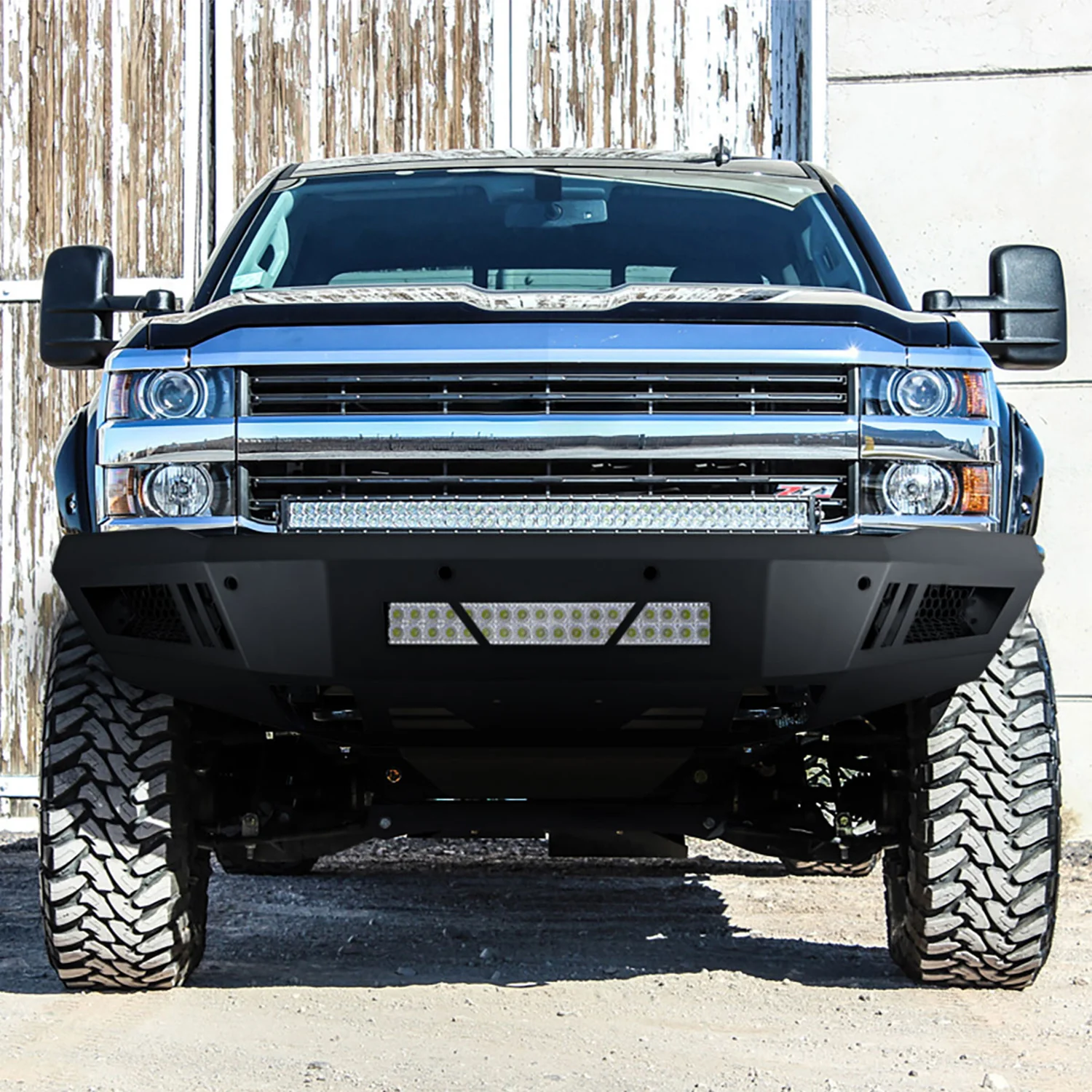 2015-2019 Chevy Silverado 2500/3500 Heavy Duty Front Bumper LED Light Ports - Image 10