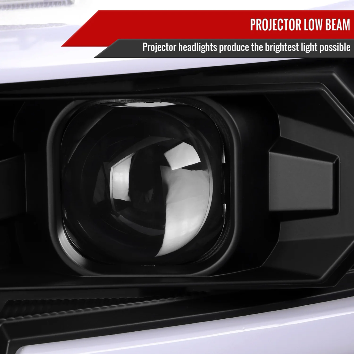 2015-2019 Chevy Silverado 2500HD/3500HD LED Projector Headlights Matte Black - Image 3