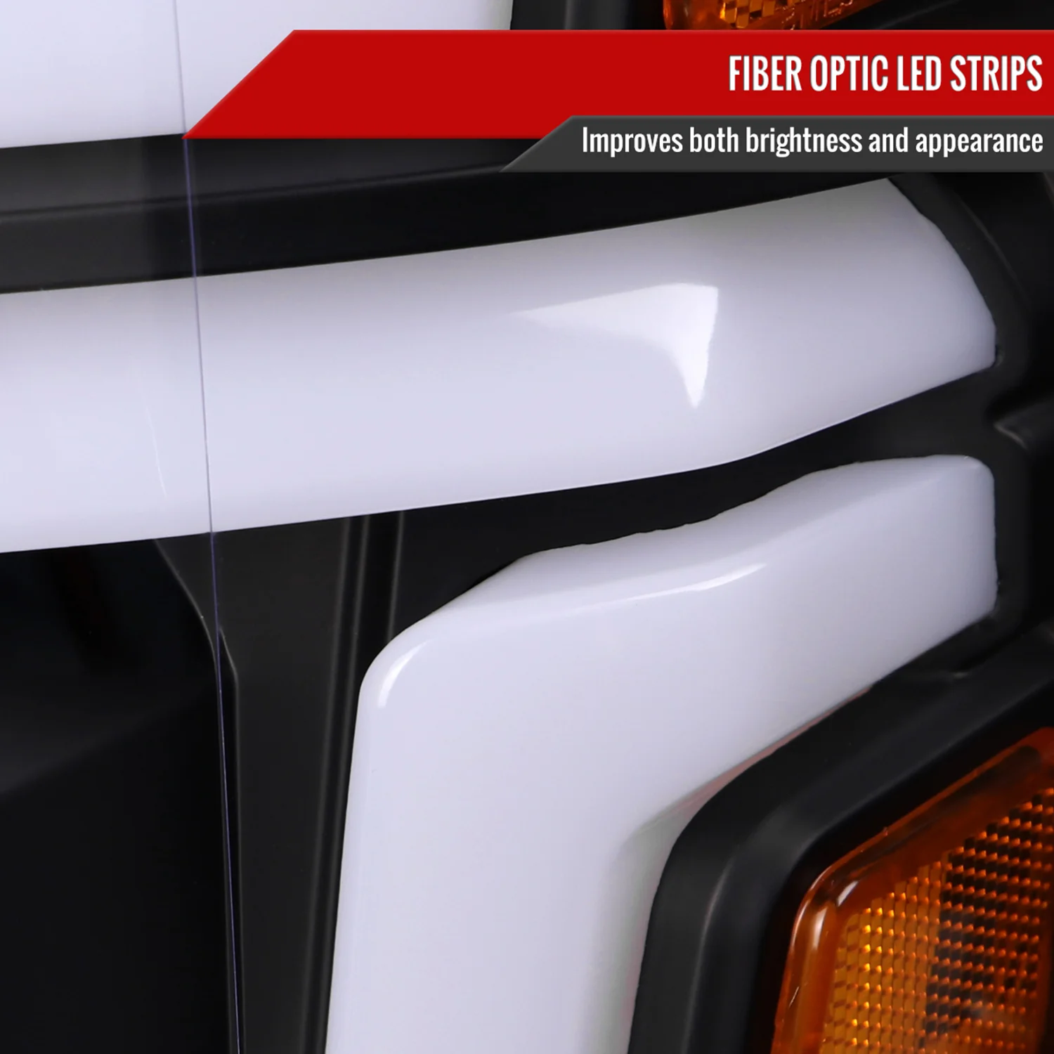 2015-2019 Chevy Silverado 2500HD/3500HD LED Projector Headlights Matte Black - Image 5