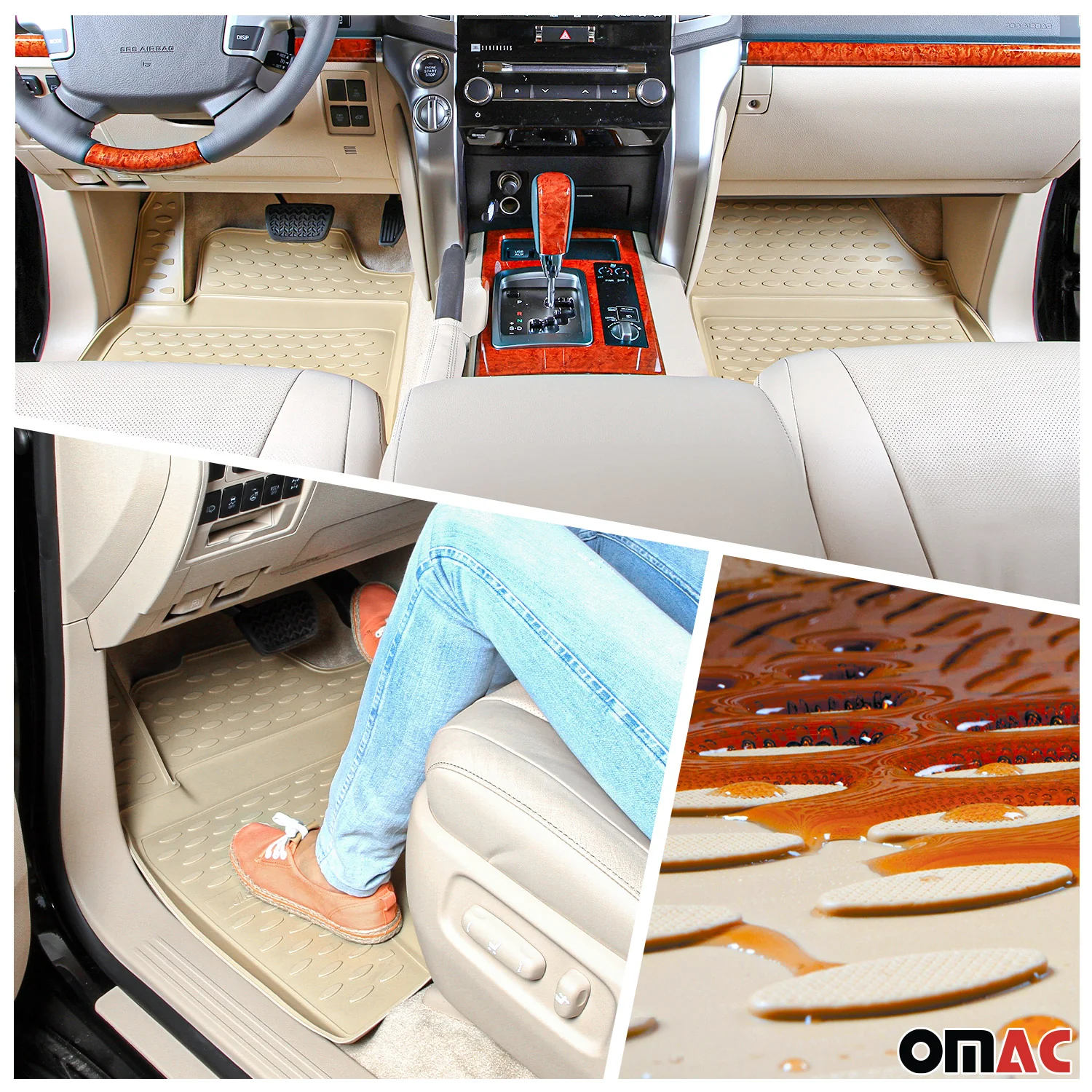 2015-2020 Audi A3 A3 Quattro A3 e-tron Floor Mats Cargo Liner Full Set Full Set - Image 2