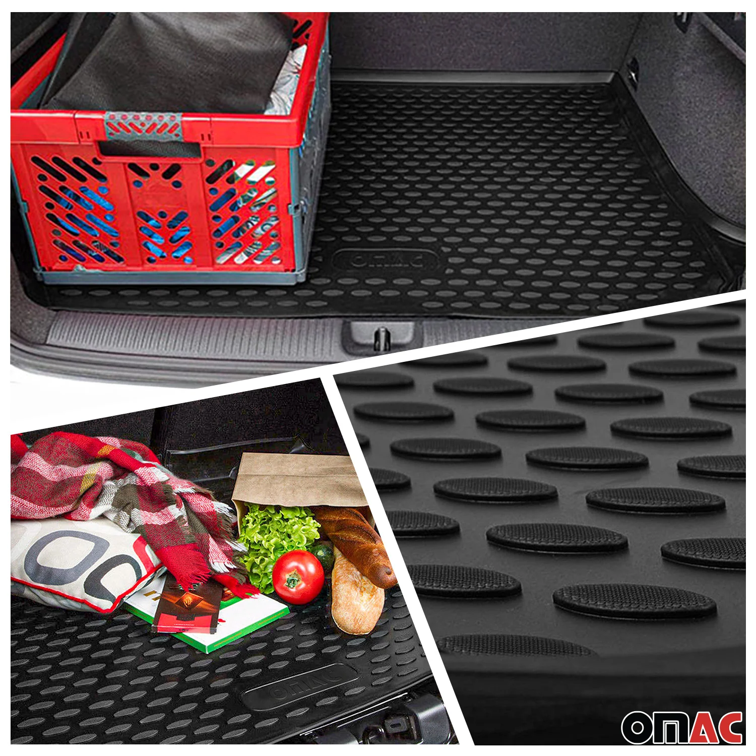 2015-2020 Audi A3 A3 Quattro A3 e-tron Floor Mats Cargo Liner Full Set Full Set - Image 3