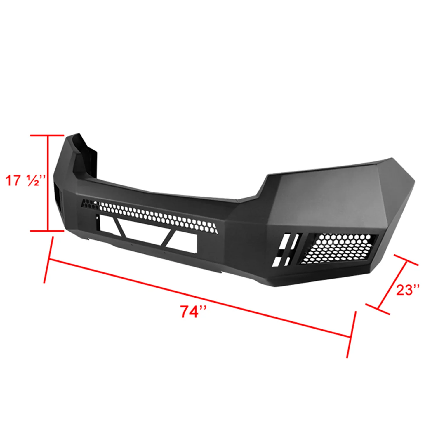 2015-2020 Chevy Colorado Black Heavy Duty Steel Front Bumper & LED Light Ports - Image 2