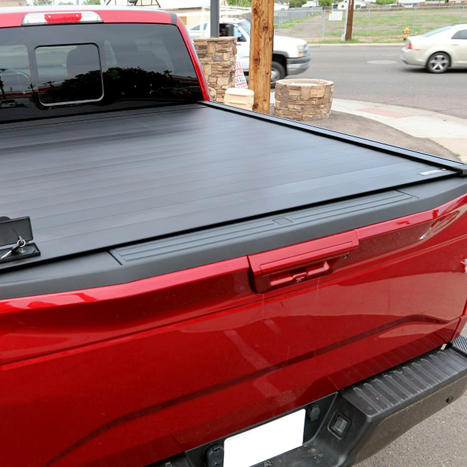 2015-2020 Ford F-150 Black Trunk Tailgate Molding Cap Top Protector Cover - Image 10