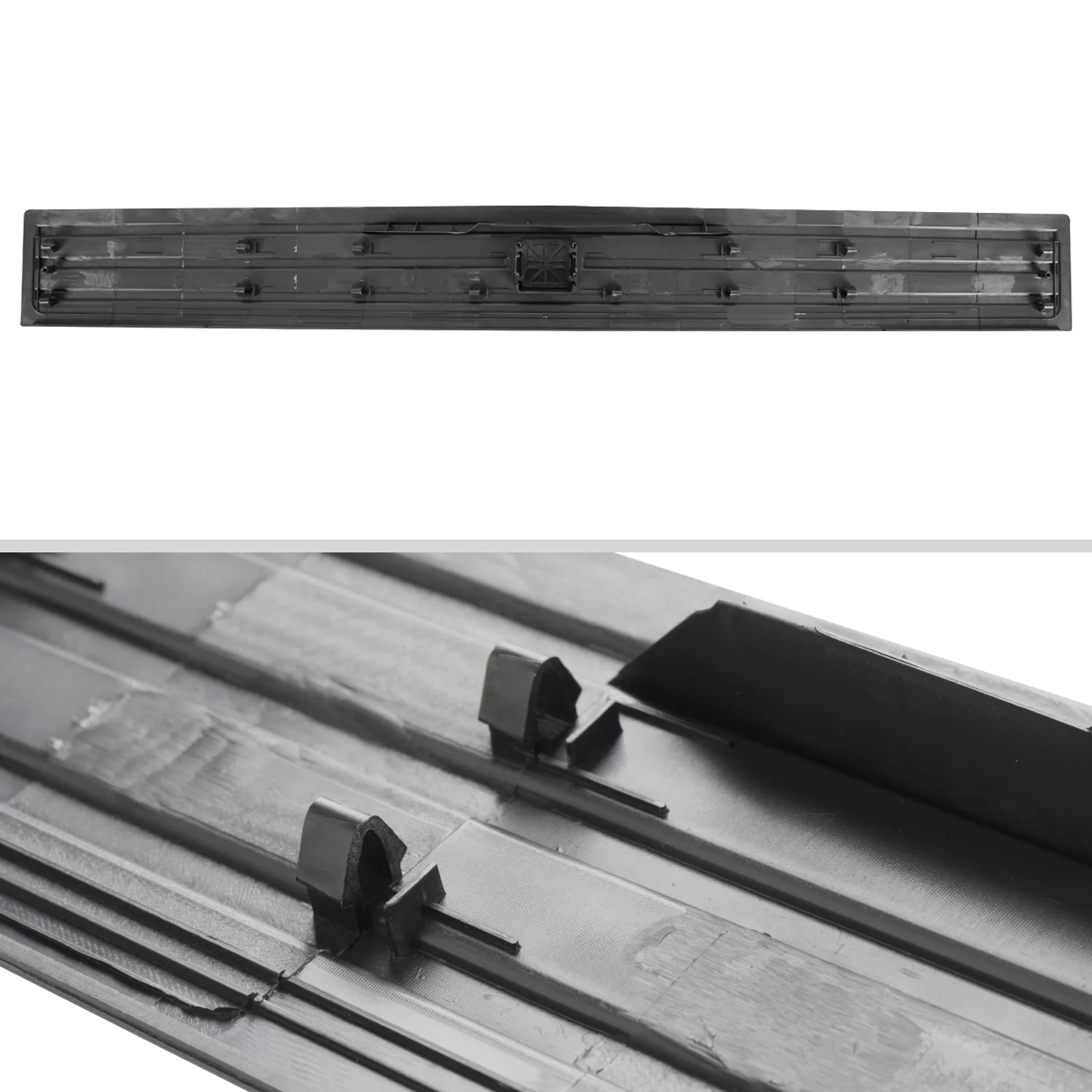 2015-2020 Ford F-150 Black Trunk Tailgate Molding Cap Top Protector Cover - Image 6