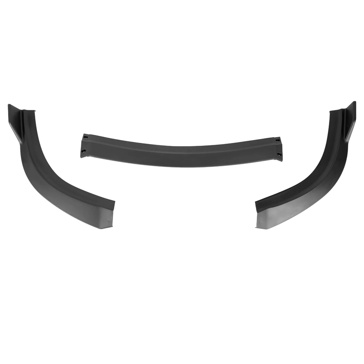 2015-2021 Chrysler 300 Matte Black 3Pcs Front Bumper Lip Splitter Kit - Image 7