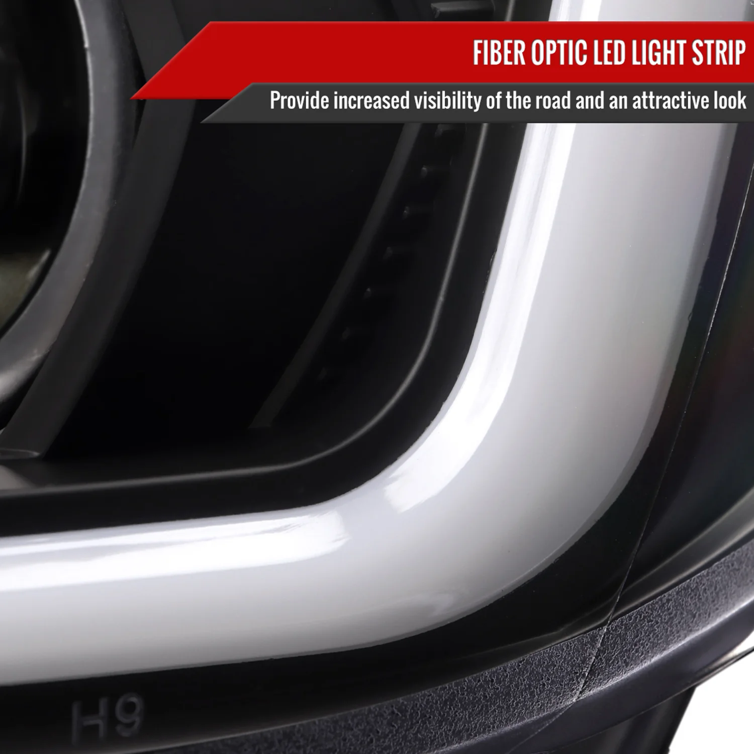 2015-2021 Subaru Impreza WRX/STI LED Bar Sequential Turn Signal Matt Black - Image 4