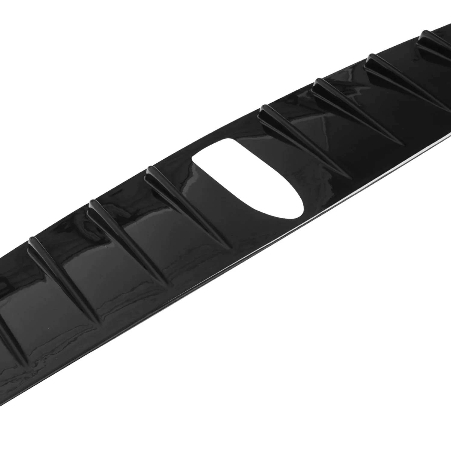 2015-2021 Subaru WRX/STI Glossy Black ABS Shark Fin Style Rear Roof Spoiler - Image 6