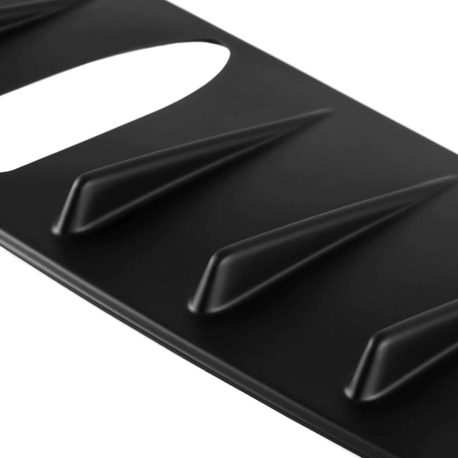 2015-2021 Subaru WRX/STI Matte Black ABS Shark Fin Style Rear Roof Spoiler - Image 4
