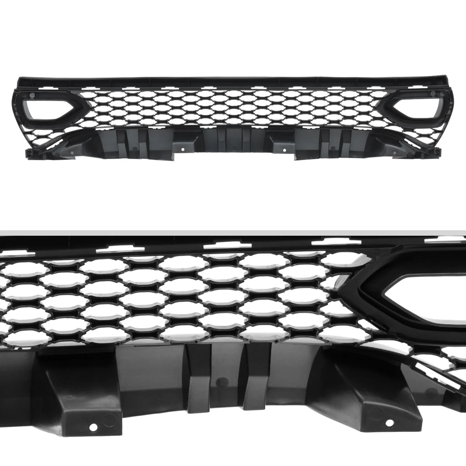 2015-2022 Dodge Charger SRT/RT/GT/ Black Dual Snorkel Front Upper Grille - Image 7