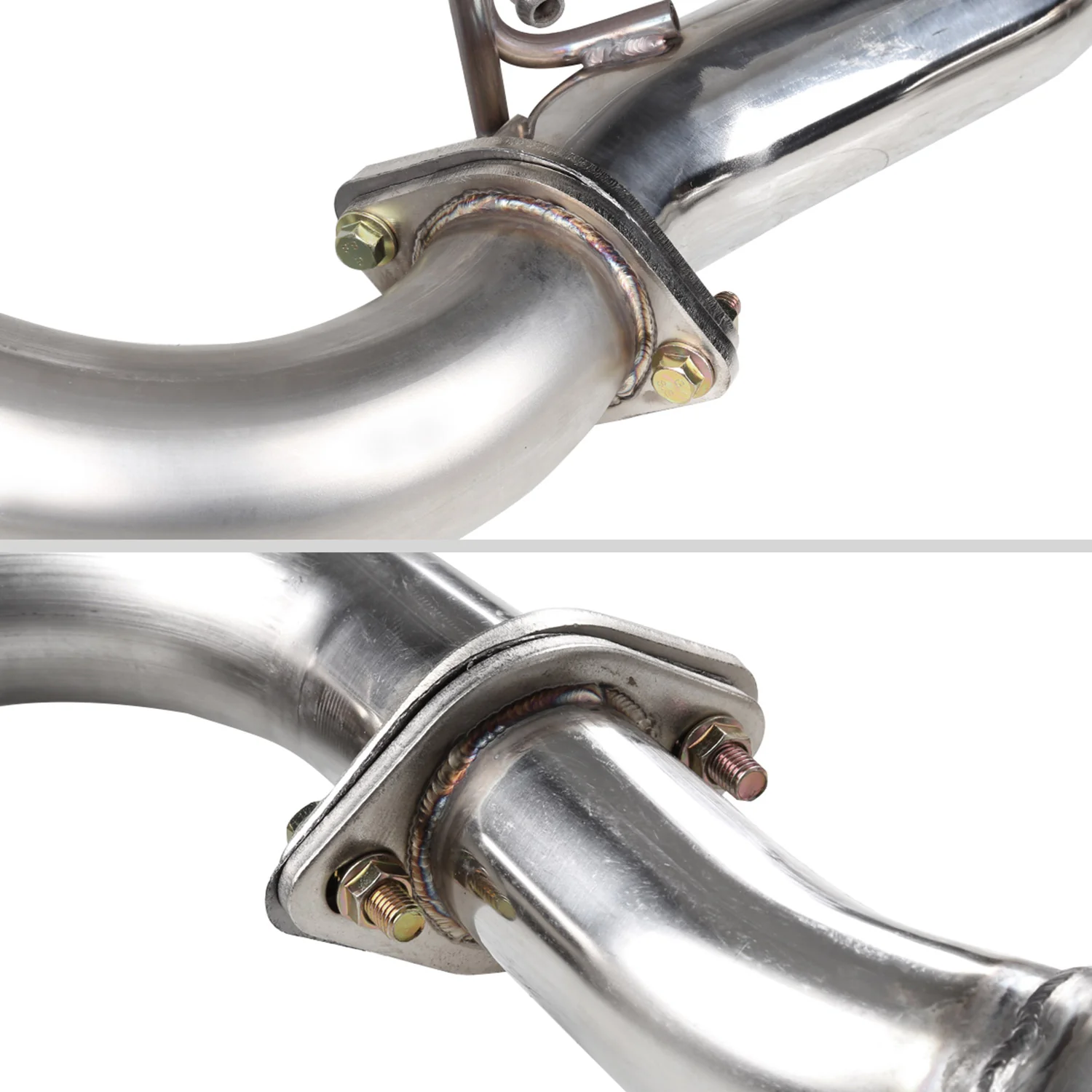 2015-2022 Subaru WRX STI 4" Quad Tip Stainless Steel Catback Exhaust System - Image 9