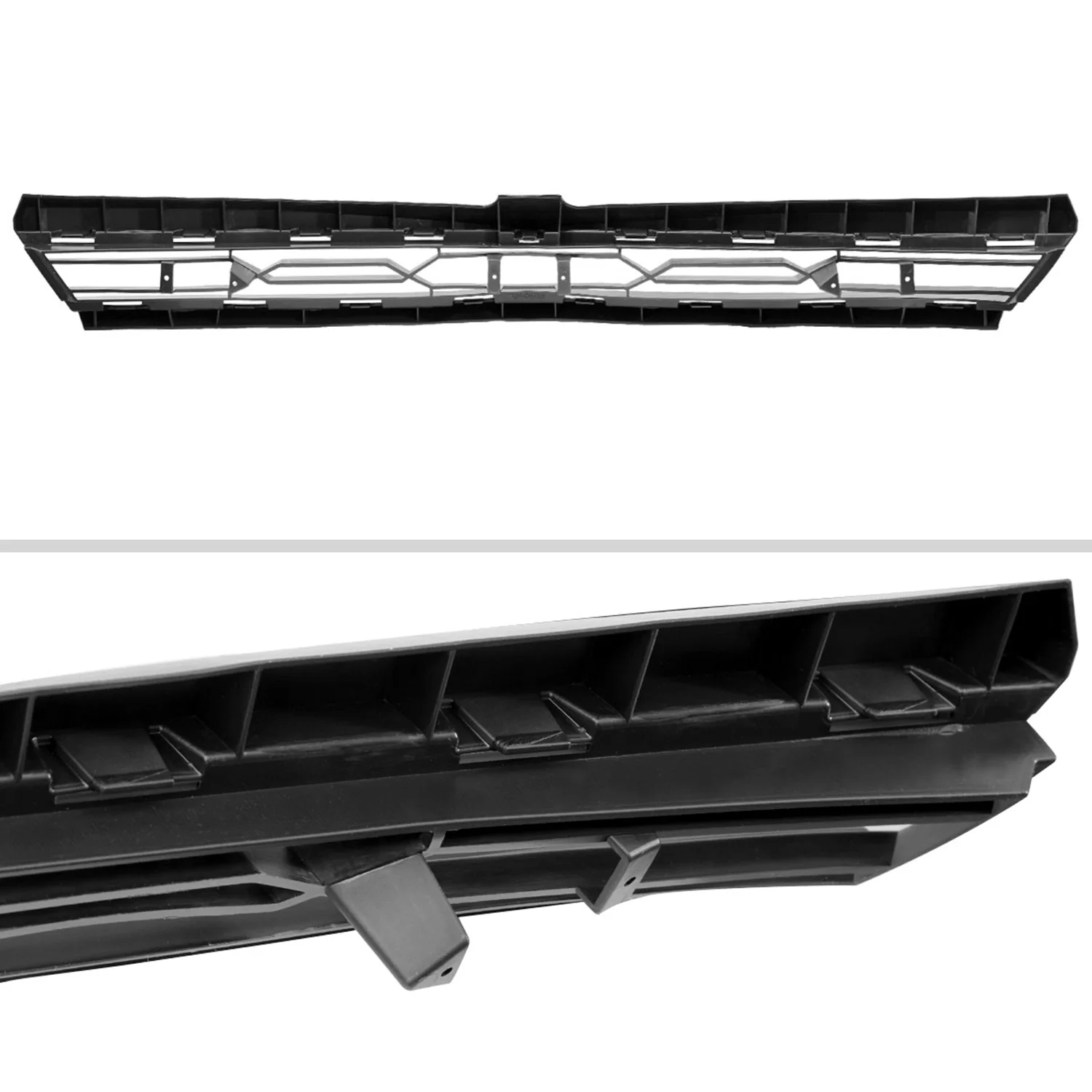 2016-2018 Chevy Camaro/2019-2022 Camaro ZL1 Black Front Upper Bumper Hood Grille - Image 7