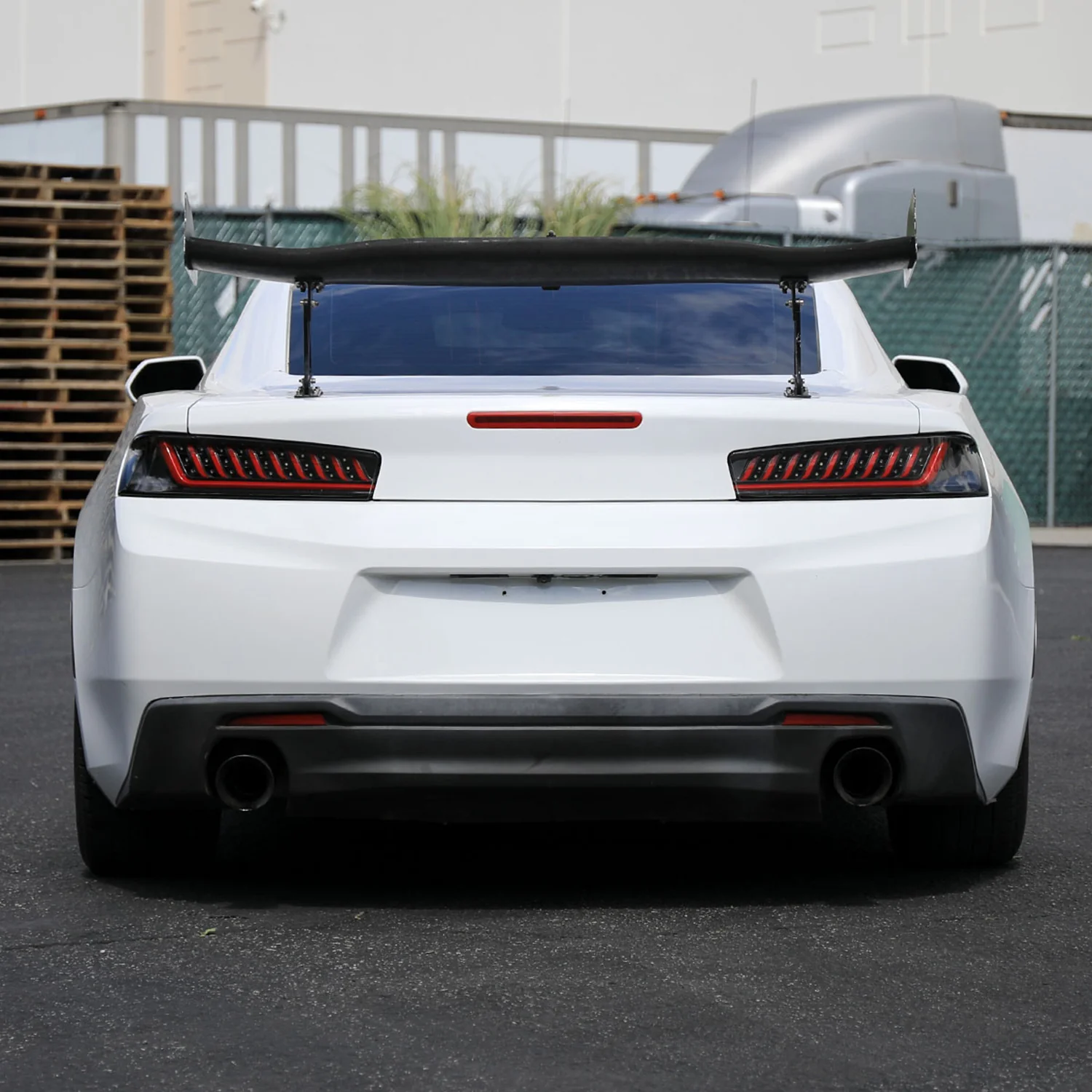 2016-2018 Chevy Camaro LED Tail Lights LED Turn Signal Lights Matt Black/Clear - Image 10