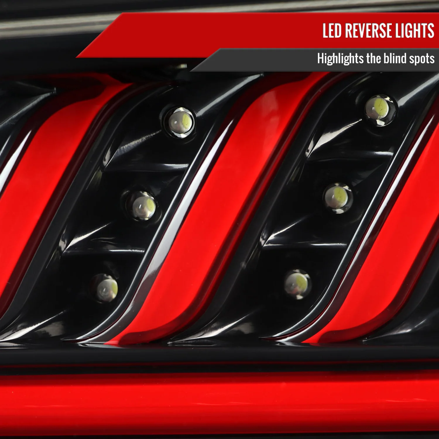 2016-2018 Chevy Camaro LED Tail Lights LED Turn Signal Lights Matt Black/Clear - Image 5