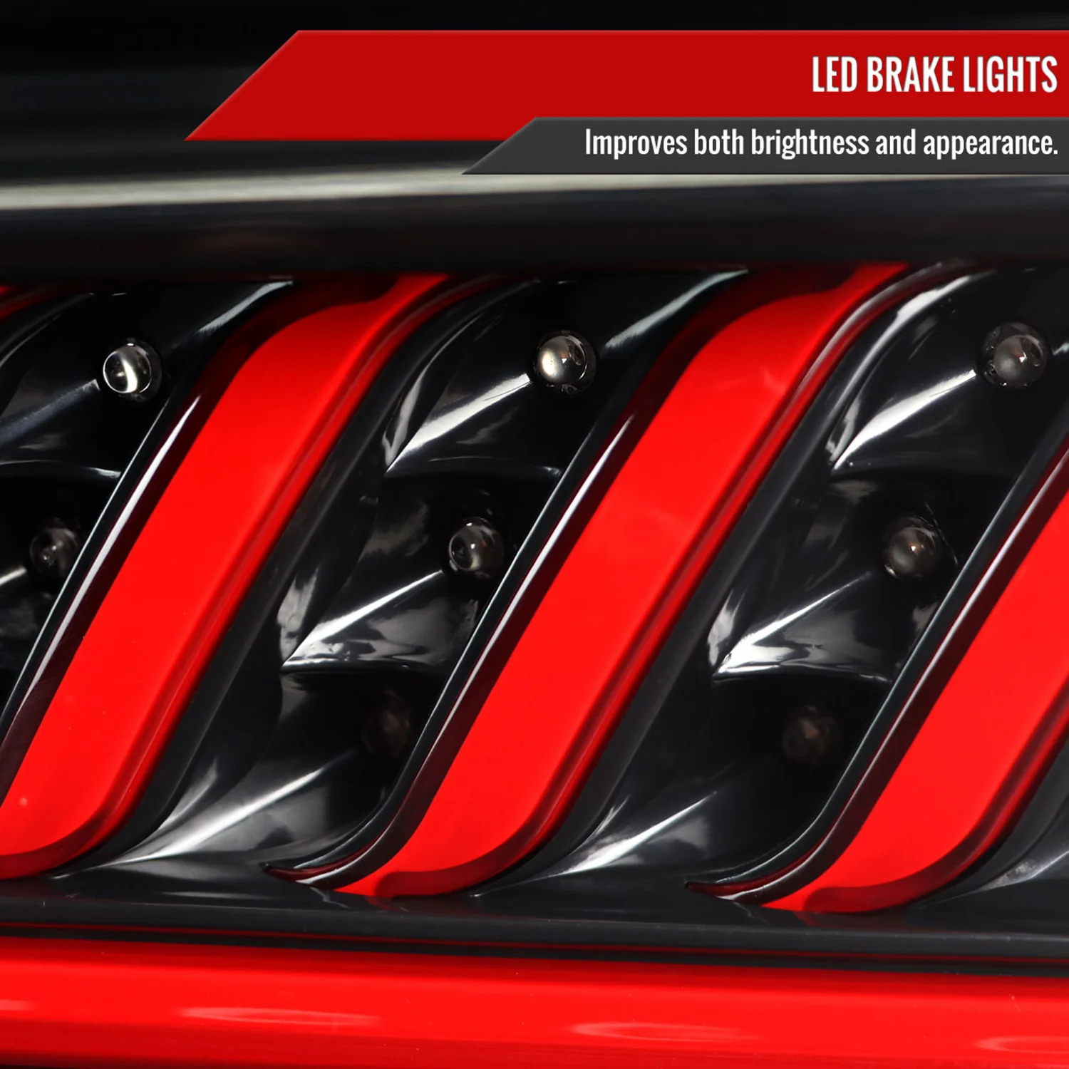 2016-2018 Chevy Camaro LED Tail Lights LED Turn Signal Lights Matt Black/Clear - Image 6