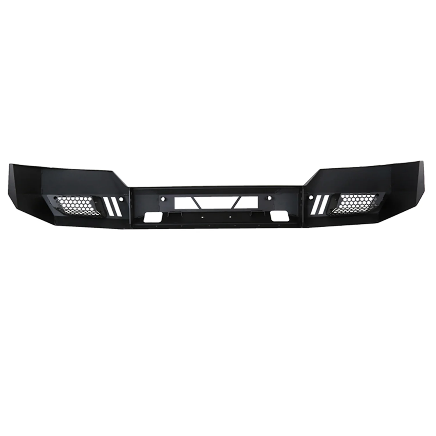 2016-2018 Chevy Silverado 1500 Heavy Duty Steel Front Bumper LED Light Ports - Image 6