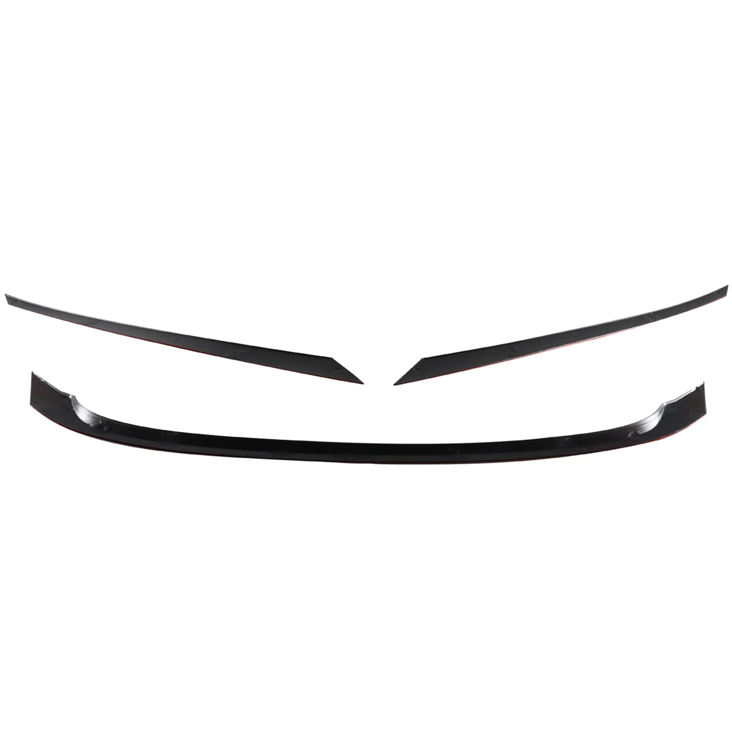 2016-2018 Honda Civic FK8 Red ABS Grille Trim Covers - Image 9