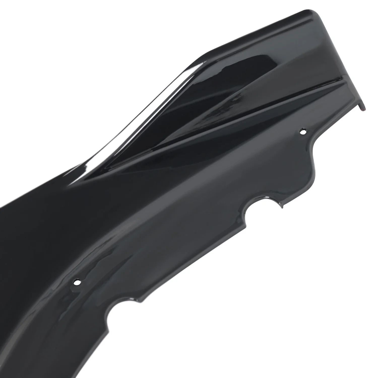 2016-2018 Honda Civic Sedan Black/Red Trim Front Bumper Lip Splitter Kit - Image 5