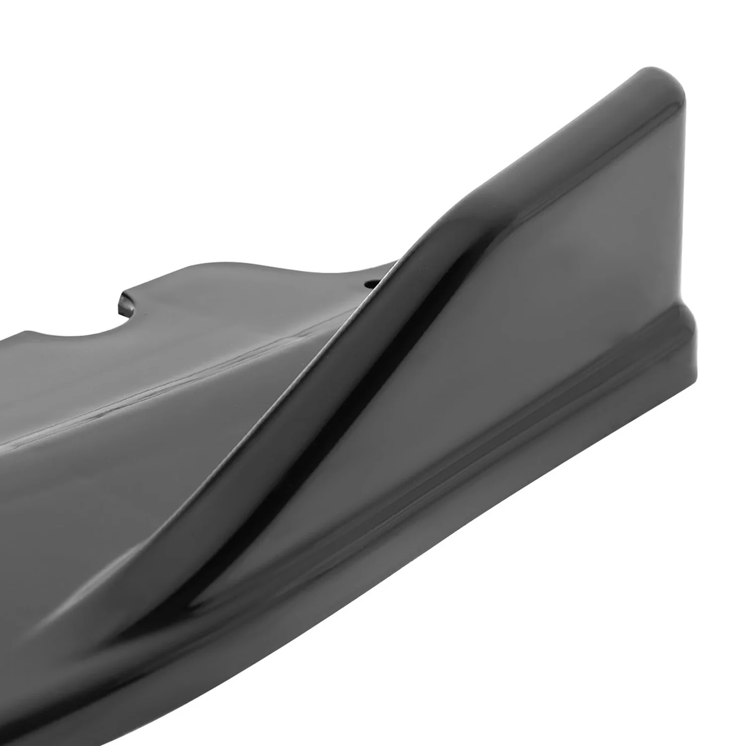 2016-2018 Honda Civic Sedan Glossy Black Polypropylene 3Pcs Bumper Lip - Image 4