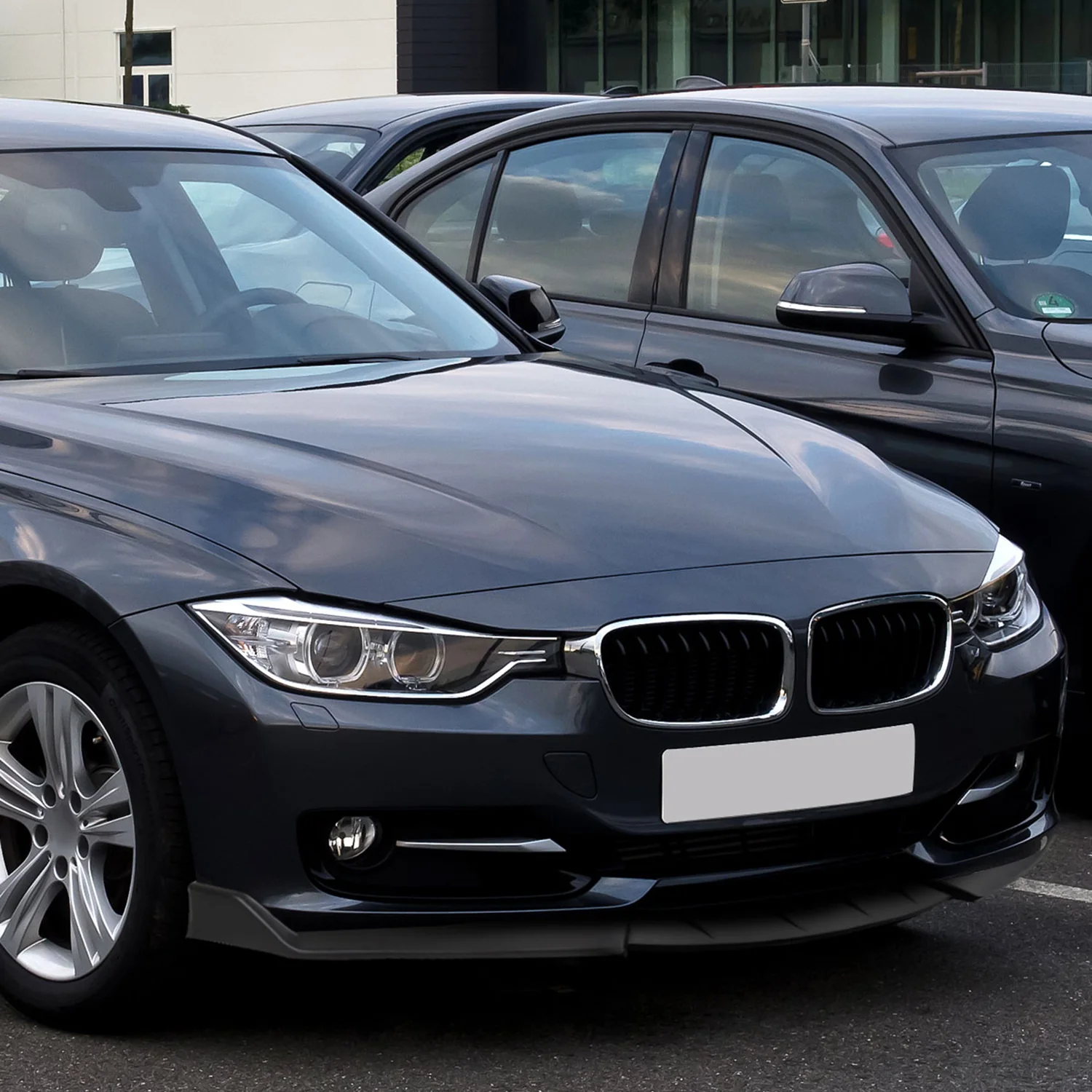 2016-2019 BMW 3 Series F30/F35 Polypropylene 3Pcs Bumper Lip Spoiler - Image 10