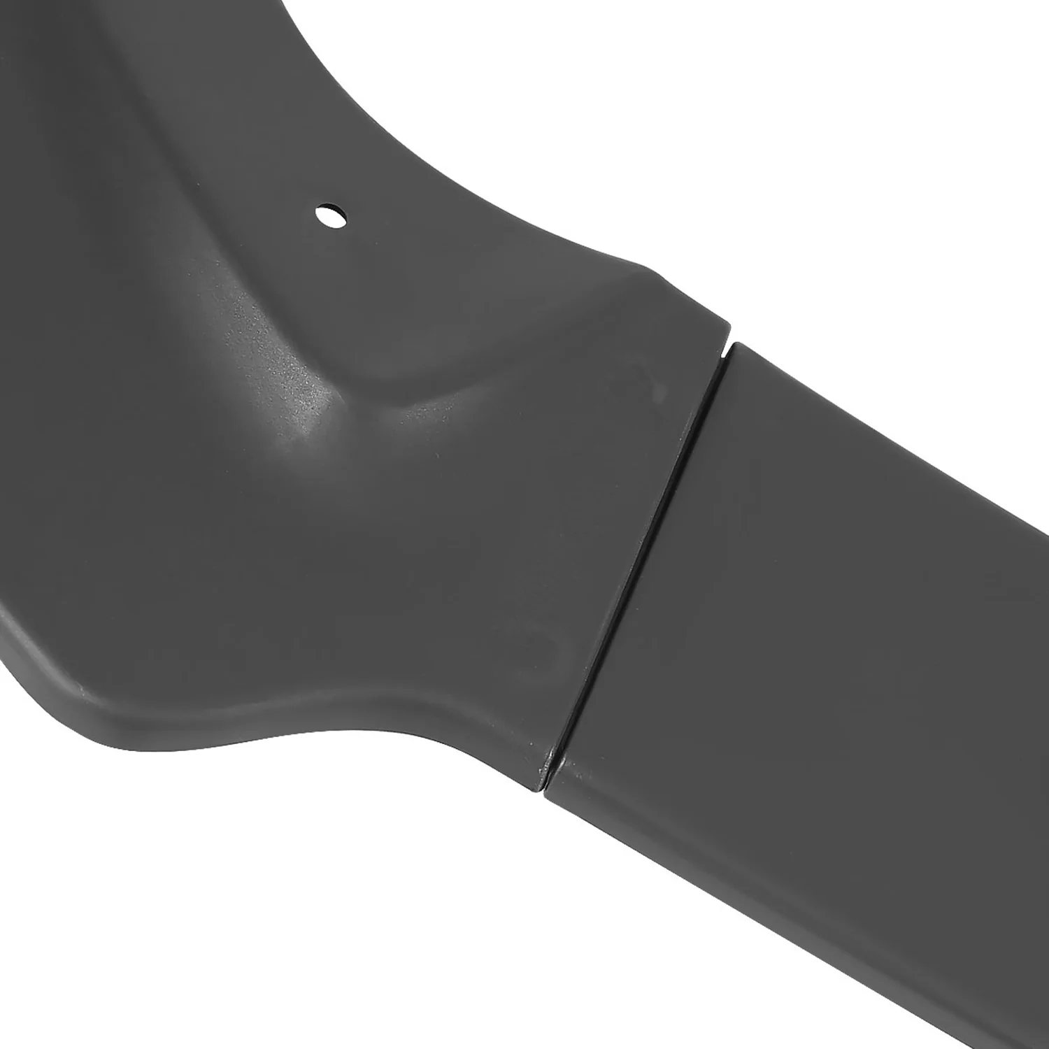 2016-2019 Nissan Sentra Matte Black Polypropylene 3Pcs Bumper Lip Spoiler - Image 3