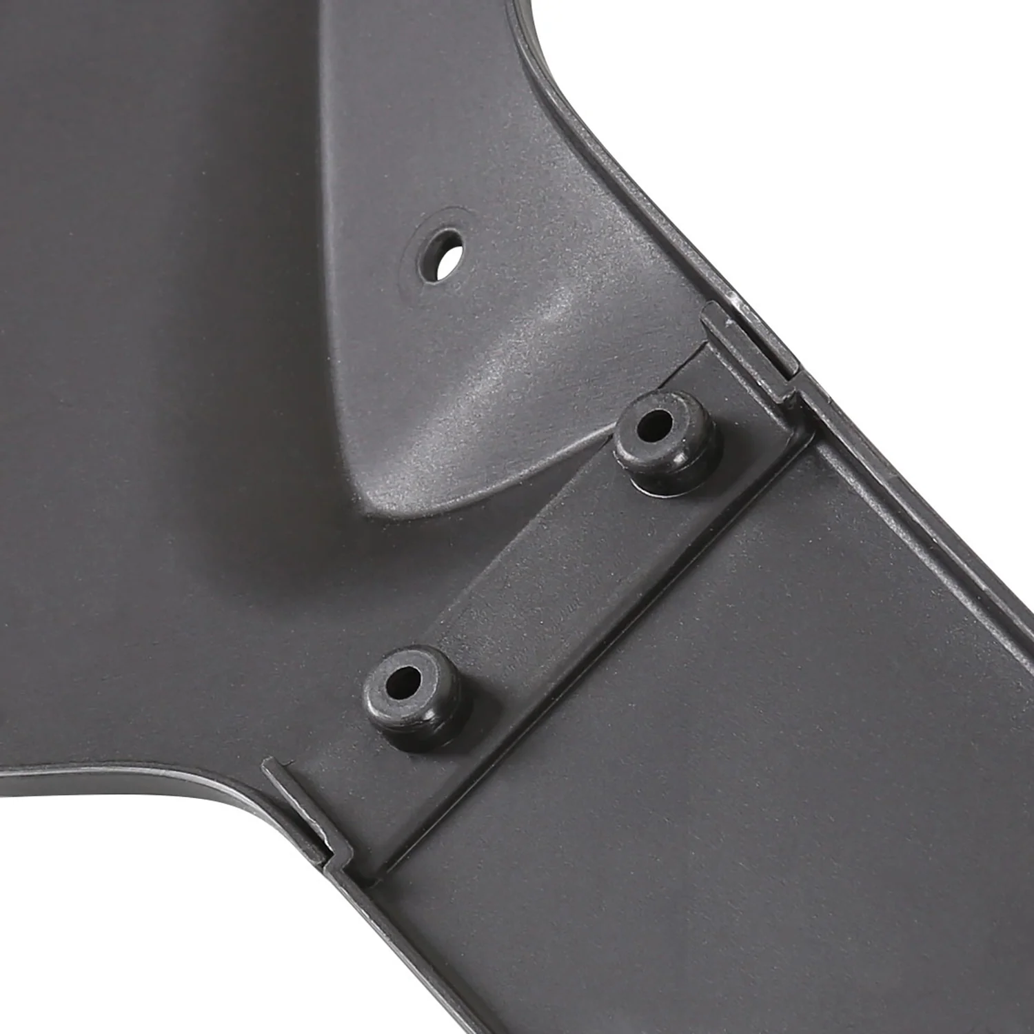 2016-2019 Nissan Sentra Matte Black Polypropylene 3Pcs Bumper Lip Spoiler - Image 7