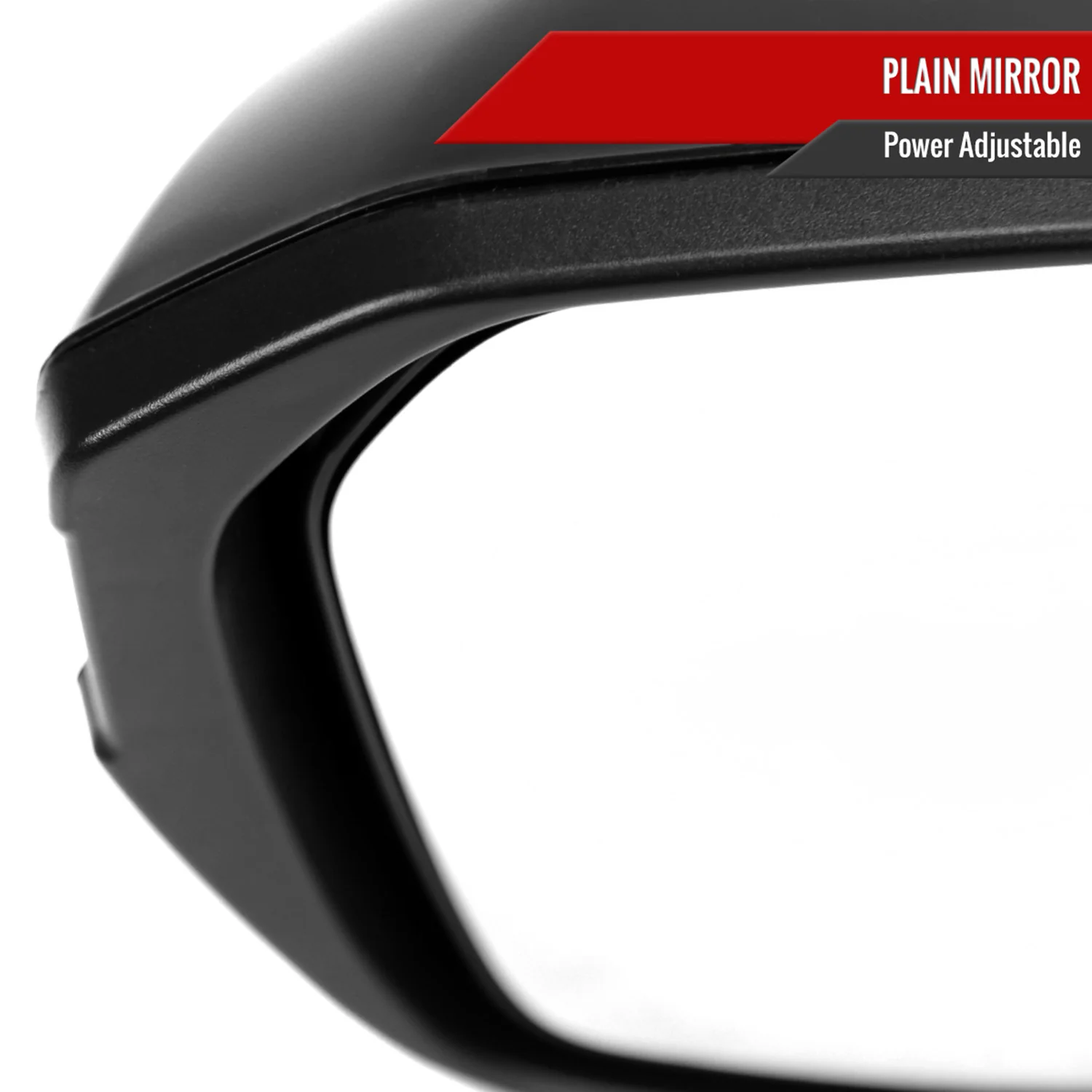 2016-2020 Honda Civic Driver/Left 3-Pin Glossy Black Adjustable Side Mirror - Image 4