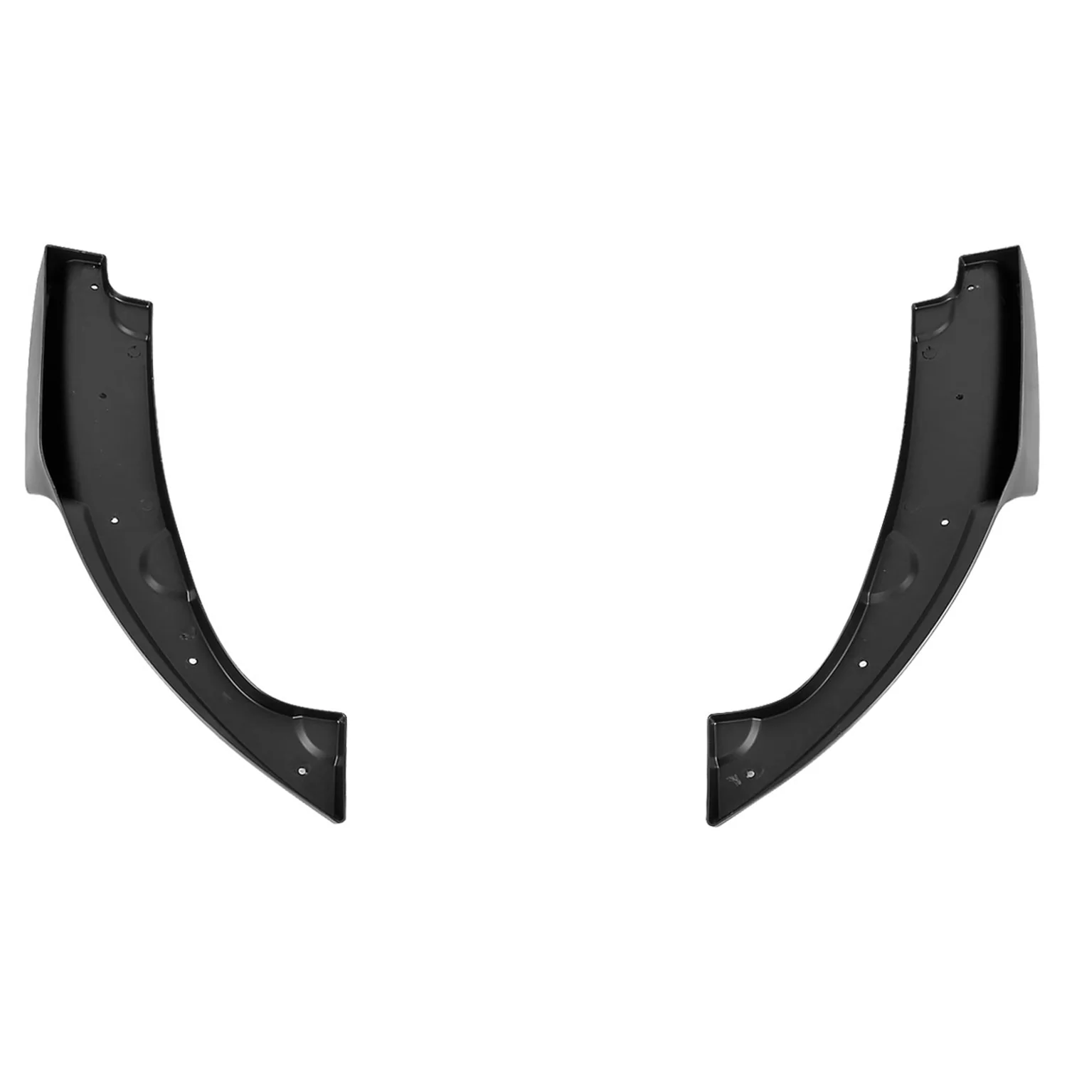 2016-2020 Honda Civic Sedan Matte Black Rear Bumper Lip Diffuser Set - Image 8