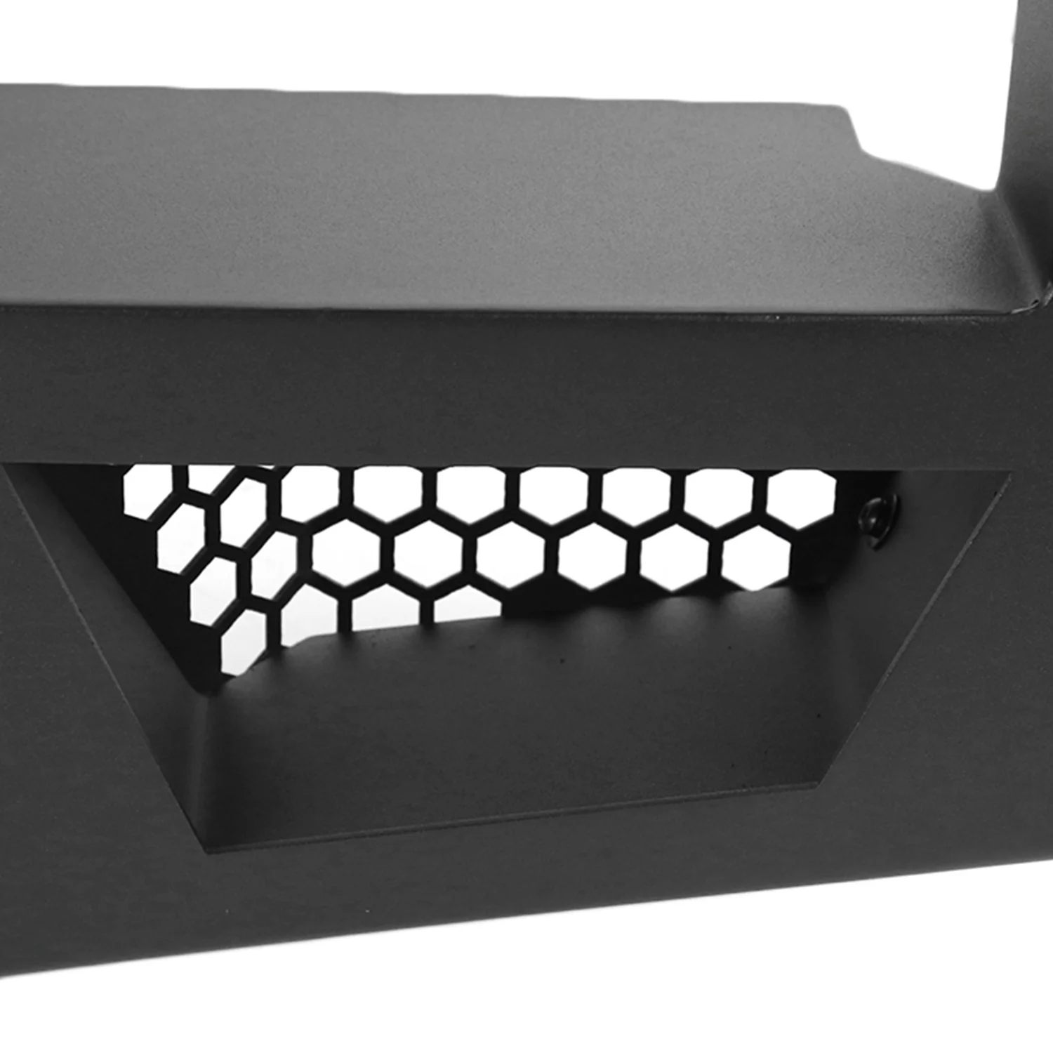 2016-2021 Toyota Tacoma Black Heavy Duty Steel Rear Step Bumper w/License Lamp - Image 3