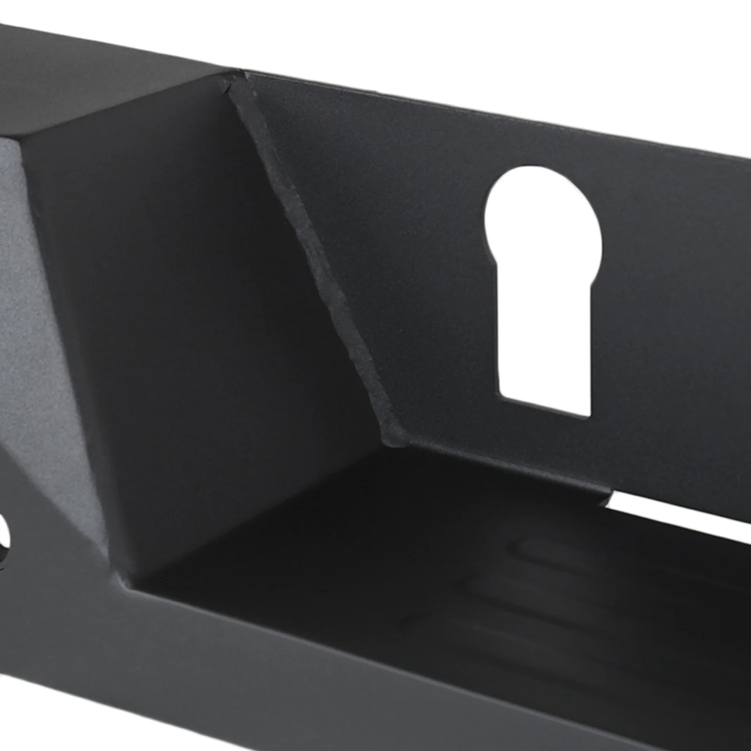 2016-2021 Toyota Tacoma Black Heavy Duty Steel Rear Step Bumper w/License Lamp - Image 6