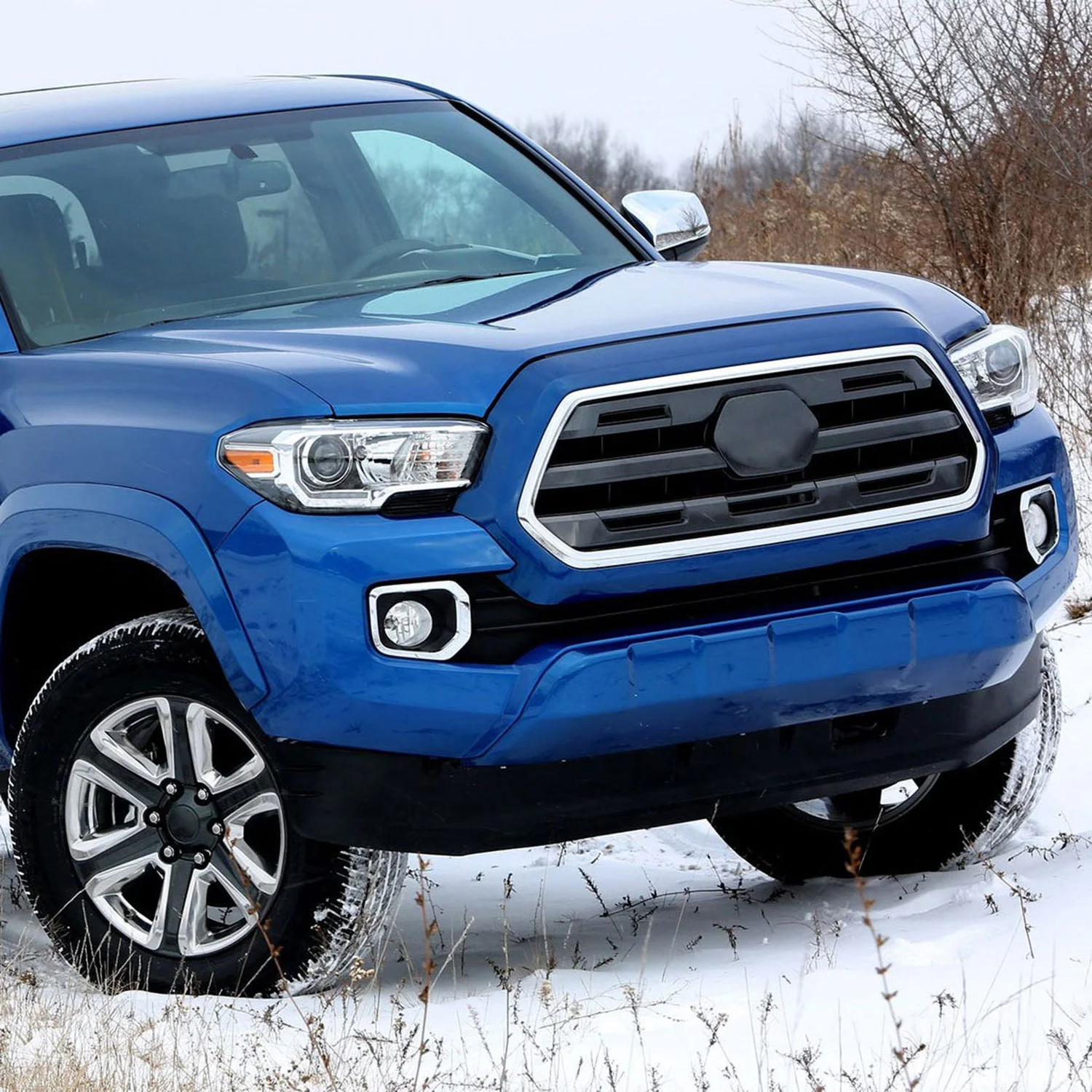 2016-2022 Toyota Tacoma H16 Chrome Cover Fog Lights Kit Chrome/Clear Lens - Image 10