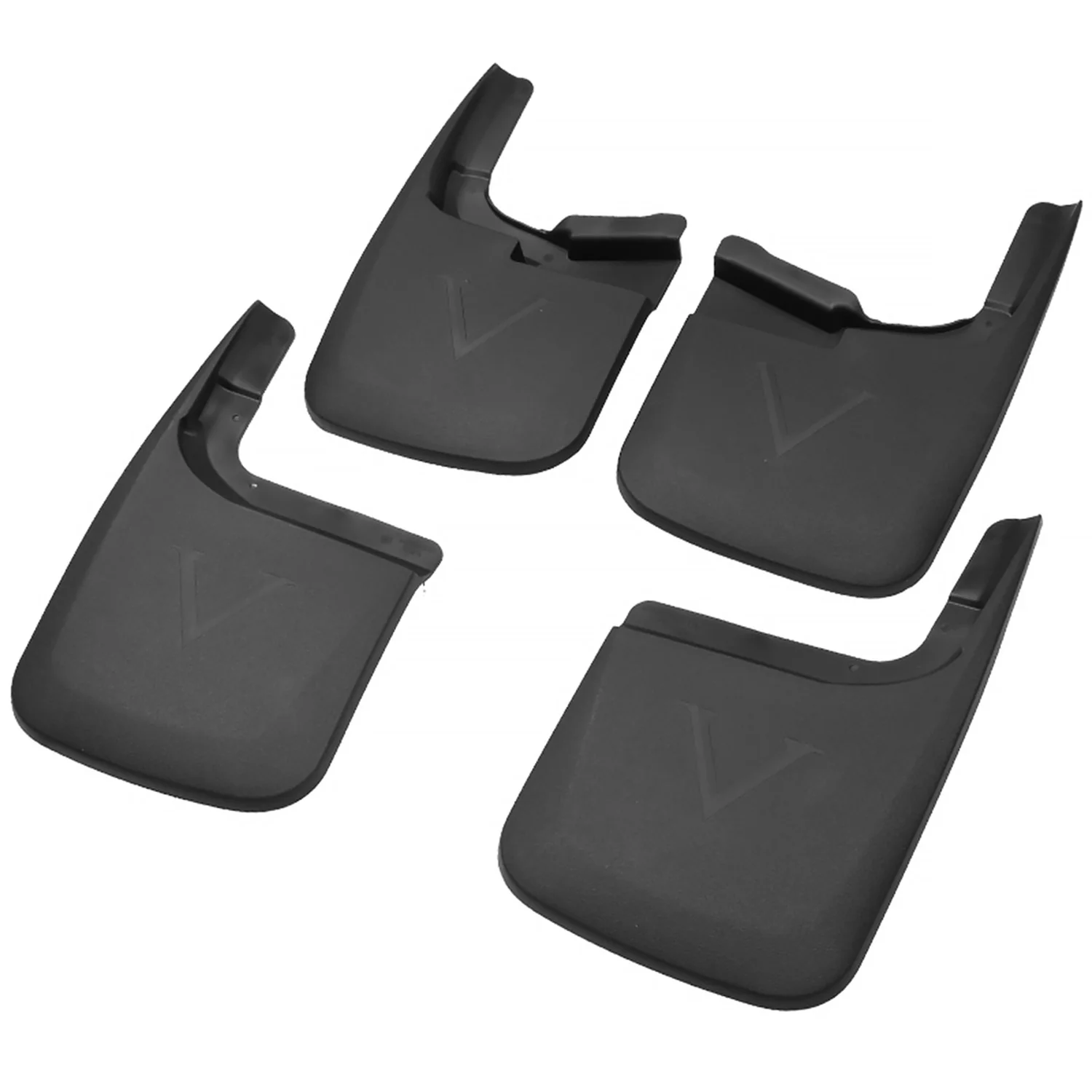 2017-2018 Ford F-250/F-350 Front & Rear Mud Flap Splash Guards w/out Wheel Lip - Image 4