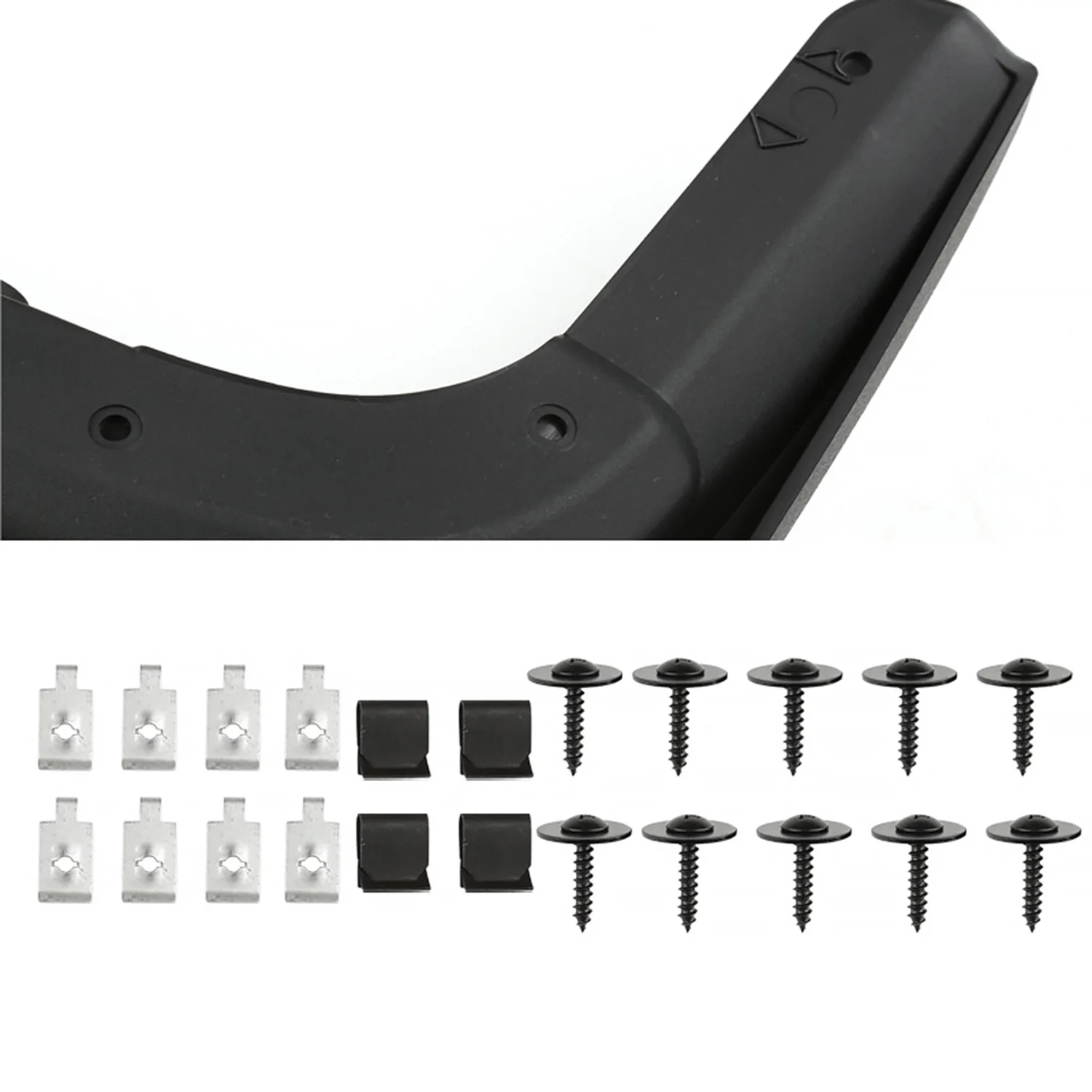 2017-2018 Ford F-250/F-350 Front & Rear Mud Flap Splash Guards w/out Wheel Lip - Image 7