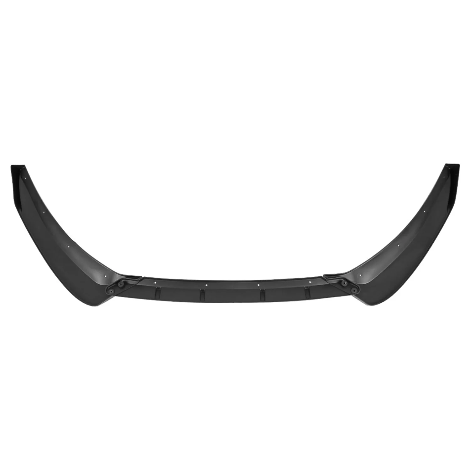 2017-2018 Ford Fusion Glossy Black Polypropylene 3Pcs Front Bumper Lip Set - Image 8
