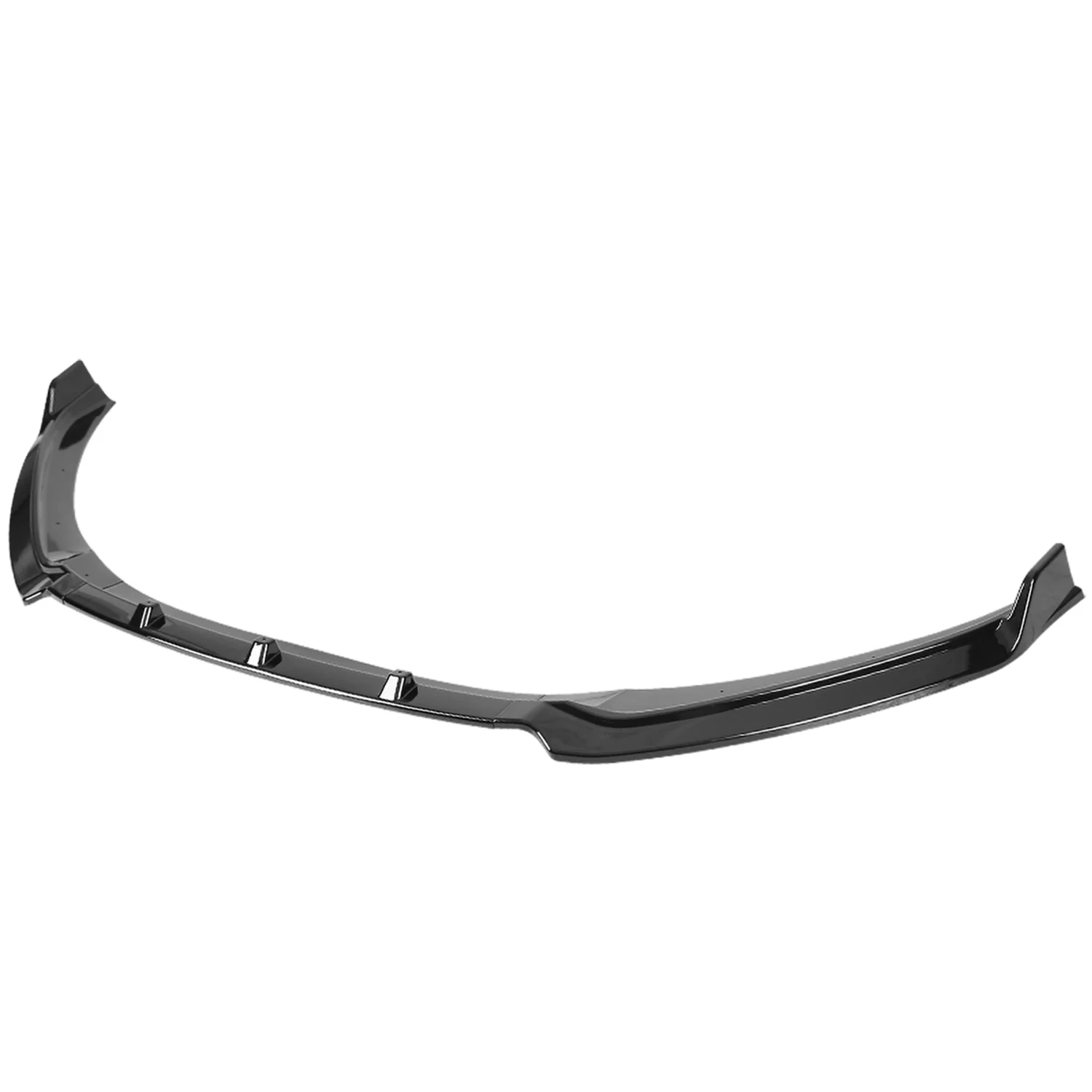 2017-2018 Hyundai Elantra Glossy Black Polypropylene 3Pcs Bumper Lip