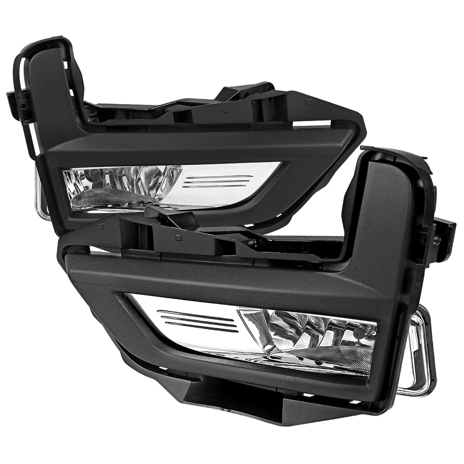 2017-2018 Nissan Rogue H8 Fog Lights Kit Chrome Housing/Clear Lens
